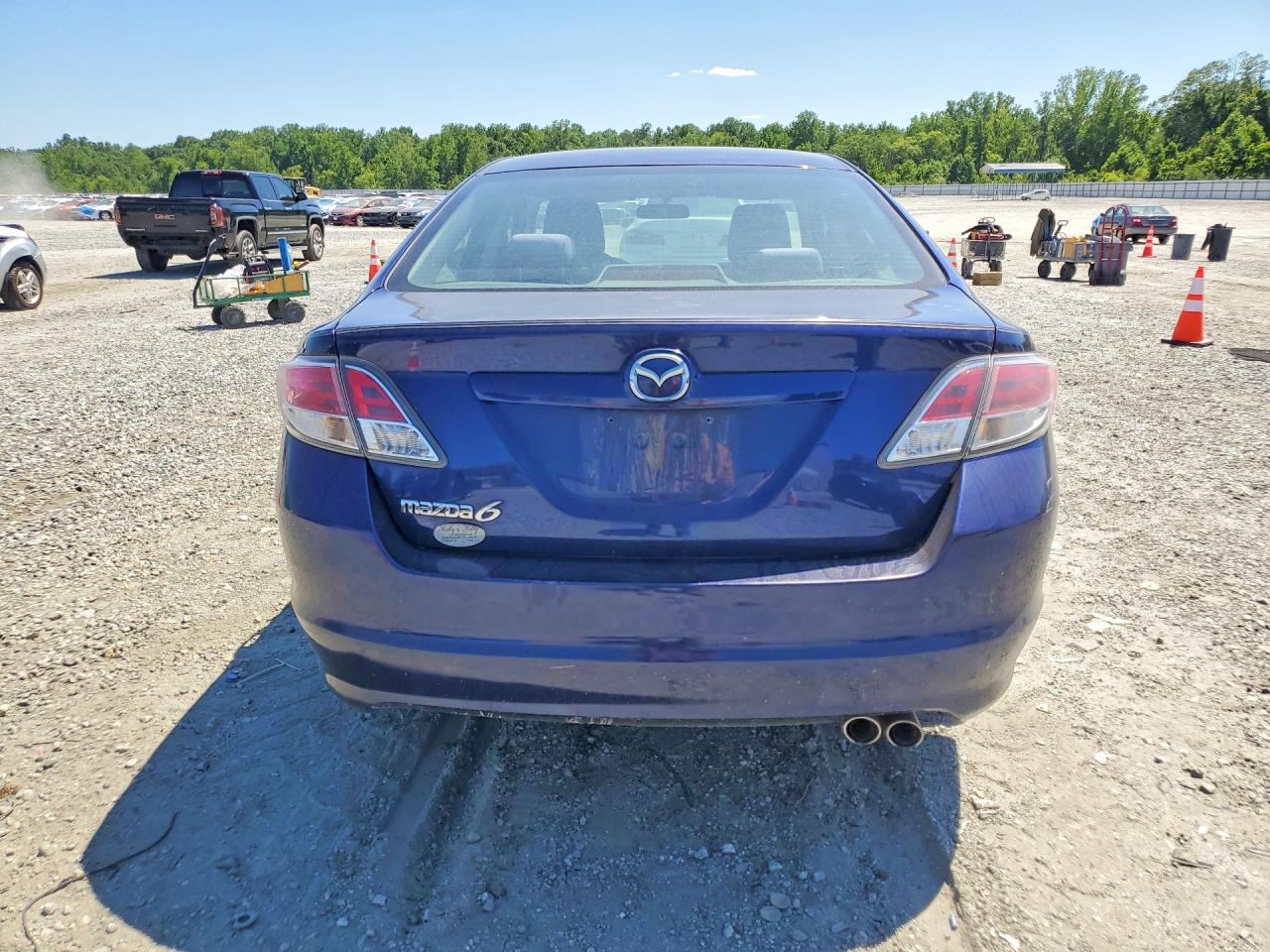2011 Mazda 6 I Blue vin: 1YVHZ8BH3B5M15565