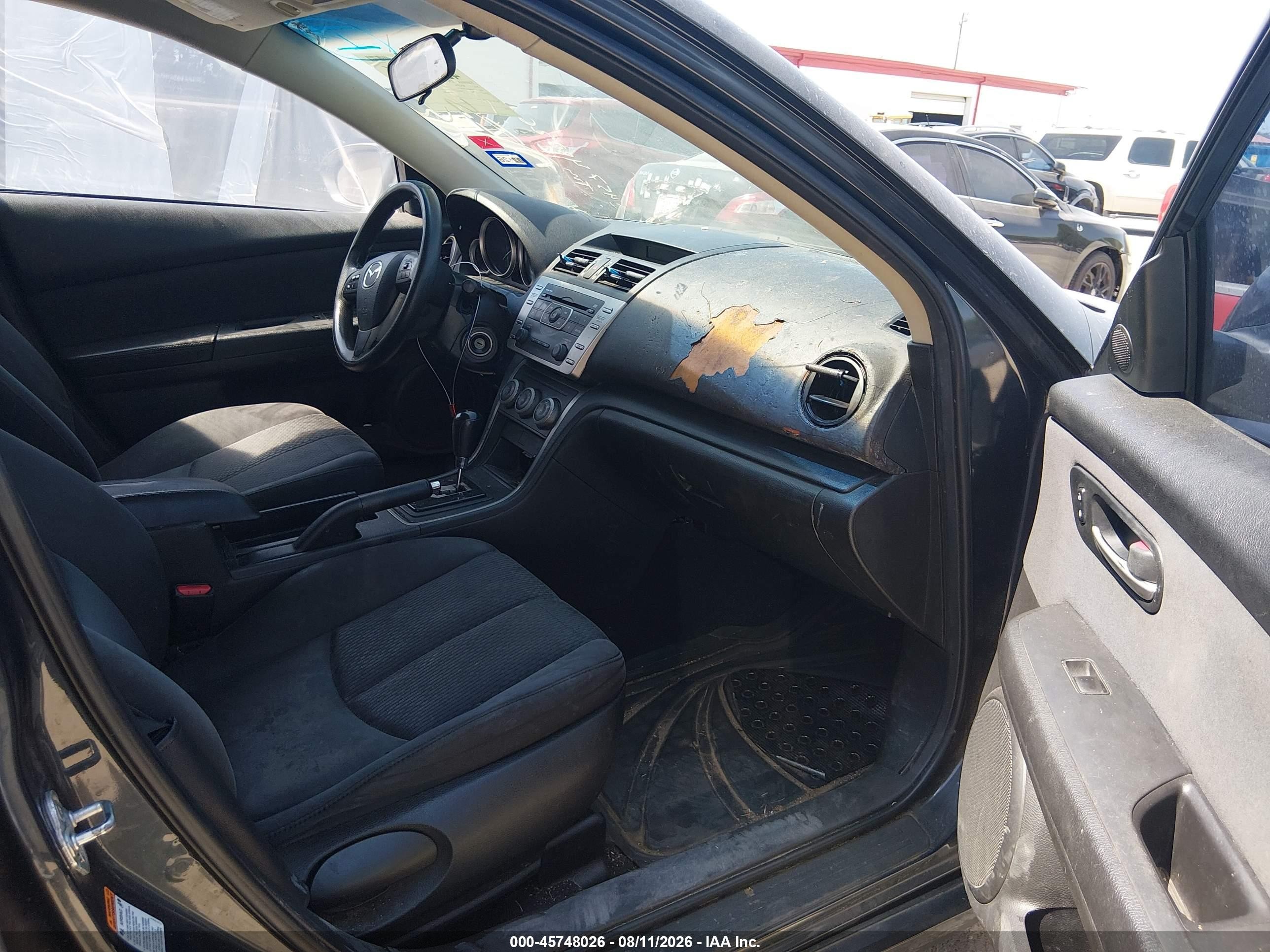 2012 Mazda Mazda6 I Sport Black vin: 1YVHZ8BH3C5M06270