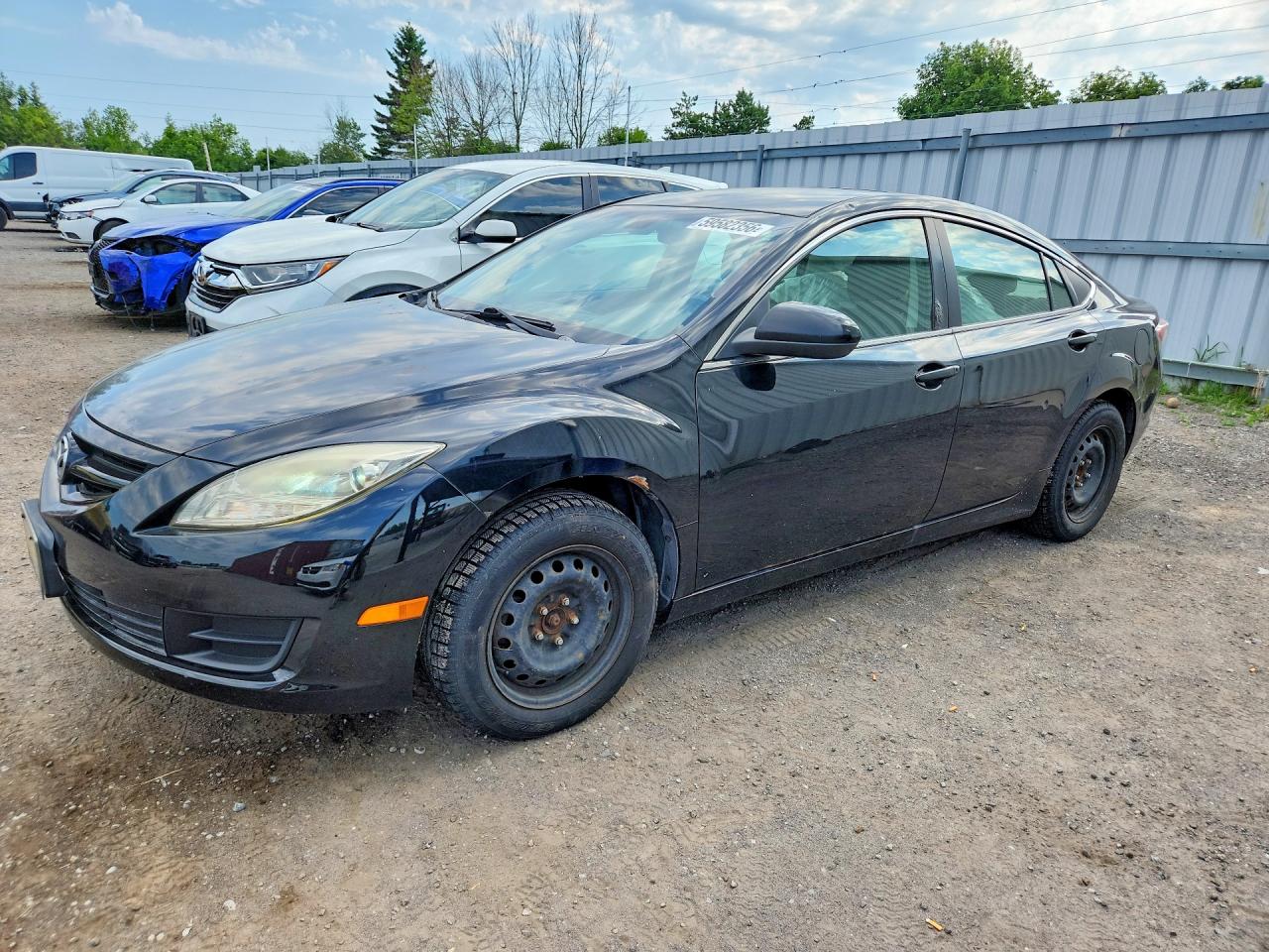 2010 Mazda 6 I Черный vin: 1YVHZ8BH4A5M16092