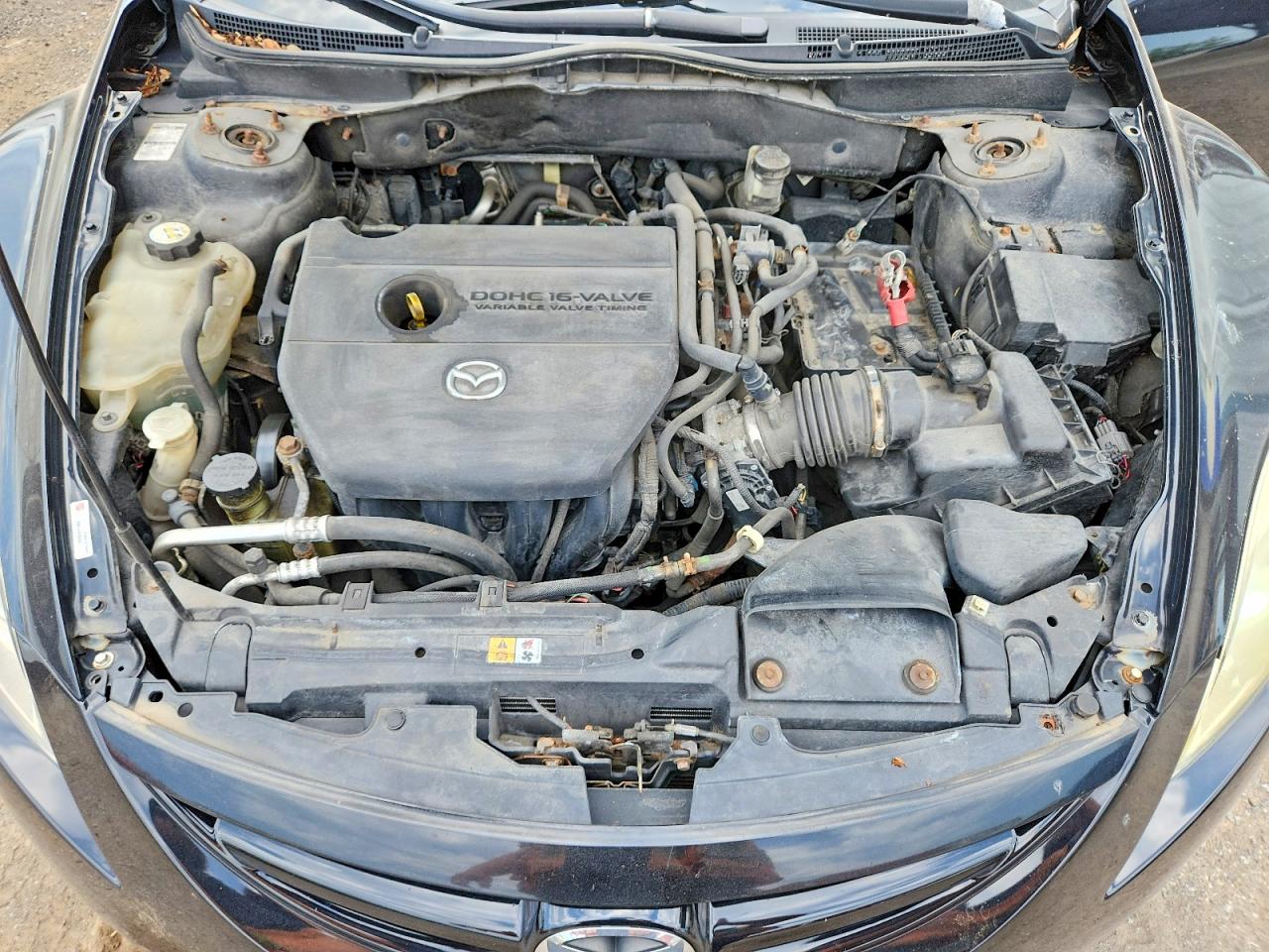 2010 Mazda 6 I Black vin: 1YVHZ8BH4A5M16092