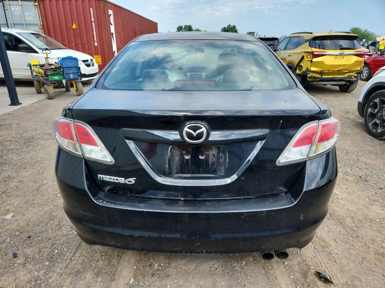 2010 Mazda 6 I Black vin: 1YVHZ8BH4A5M16092