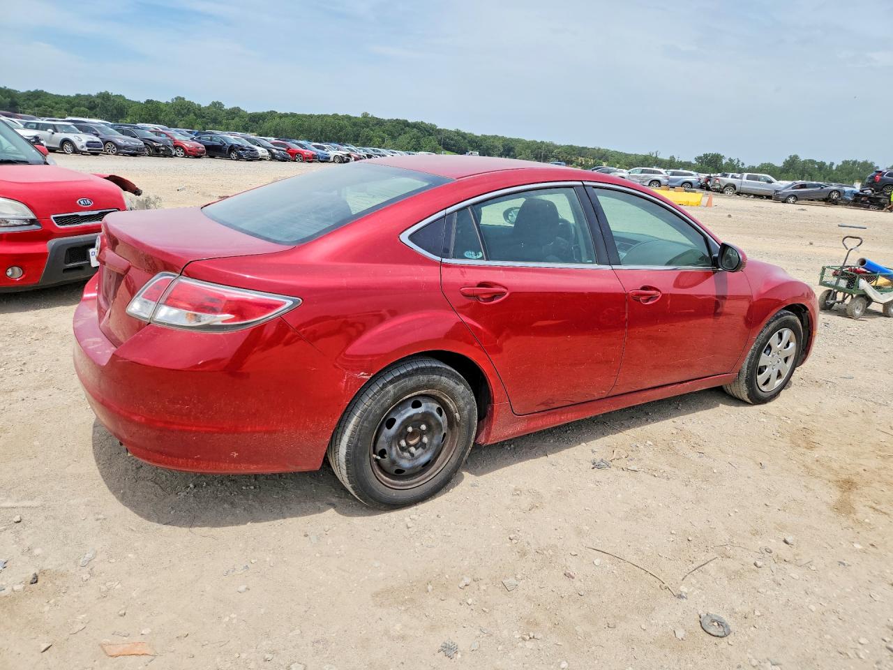 2011 Mazda 6 I Red vin: 1YVHZ8BH4B5M00363