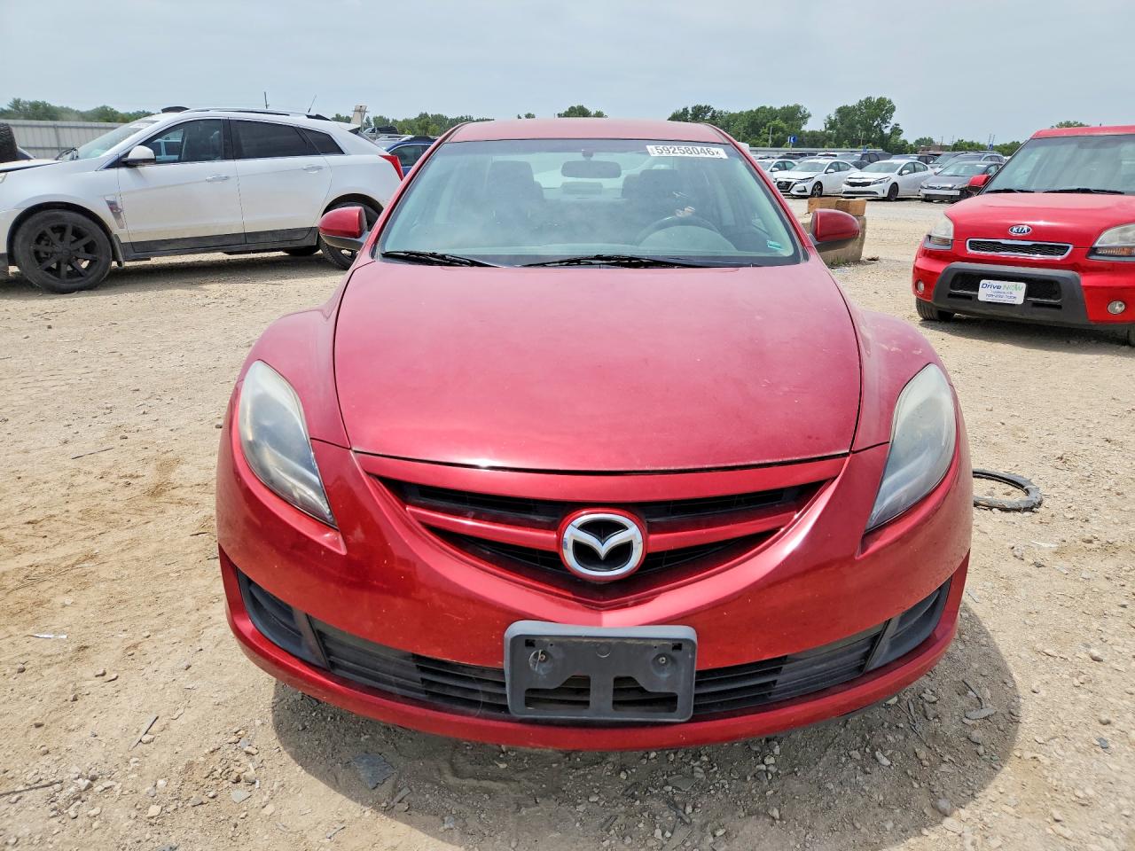 2011 Mazda 6 I Red vin: 1YVHZ8BH4B5M00363