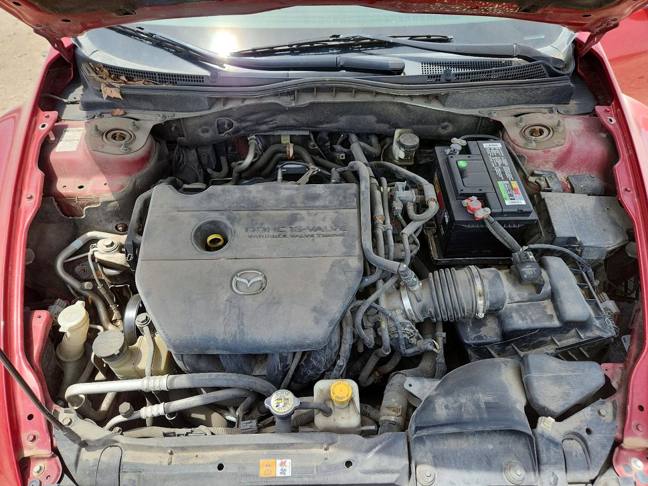 2011 Mazda 6 I Red vin: 1YVHZ8BH4B5M00363