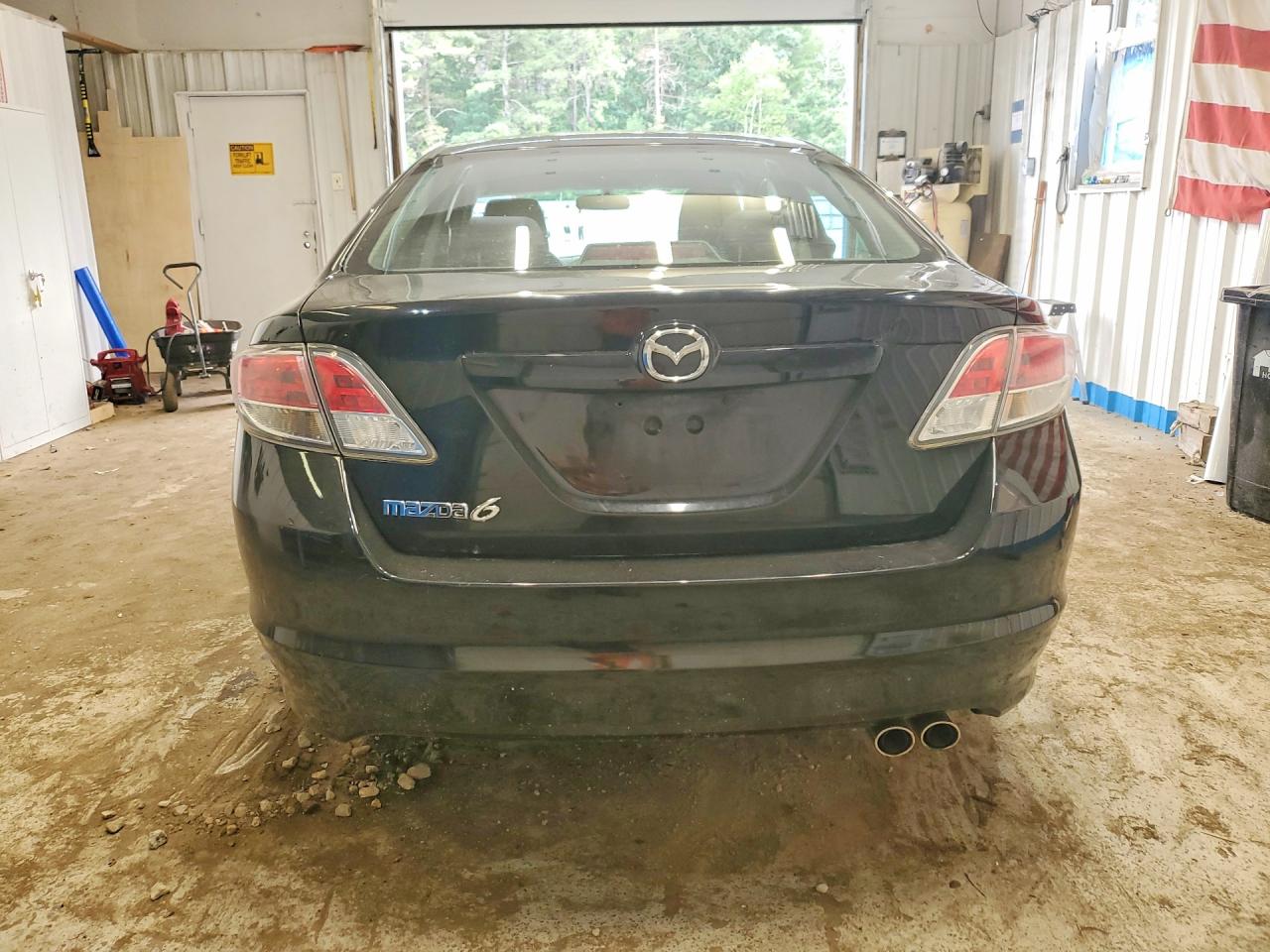 2011 Mazda 6 I Black vin: 1YVHZ8BH4B5M18667