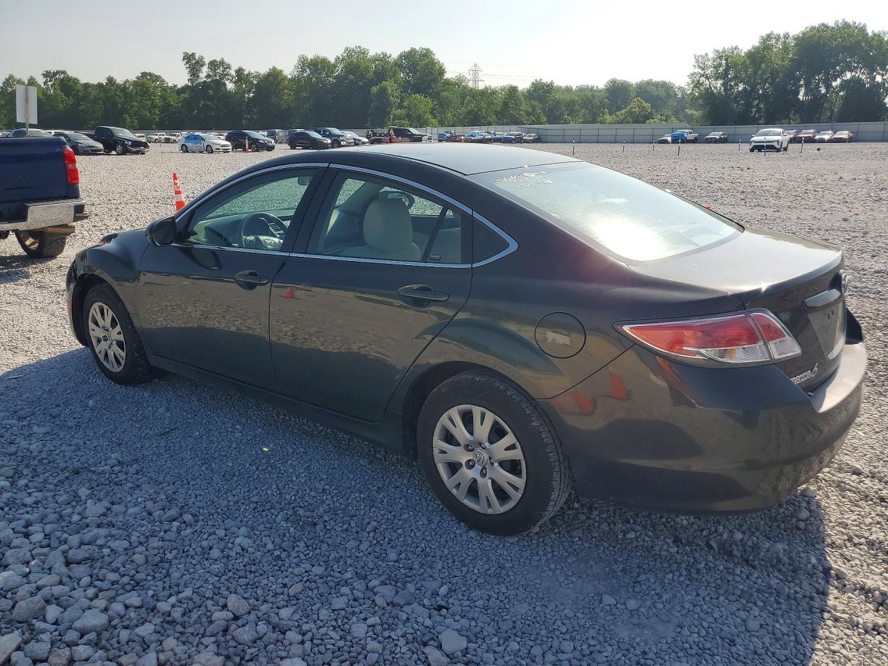 2012 Mazda 6 I Gray vin: 1YVHZ8BH4C5M08044
