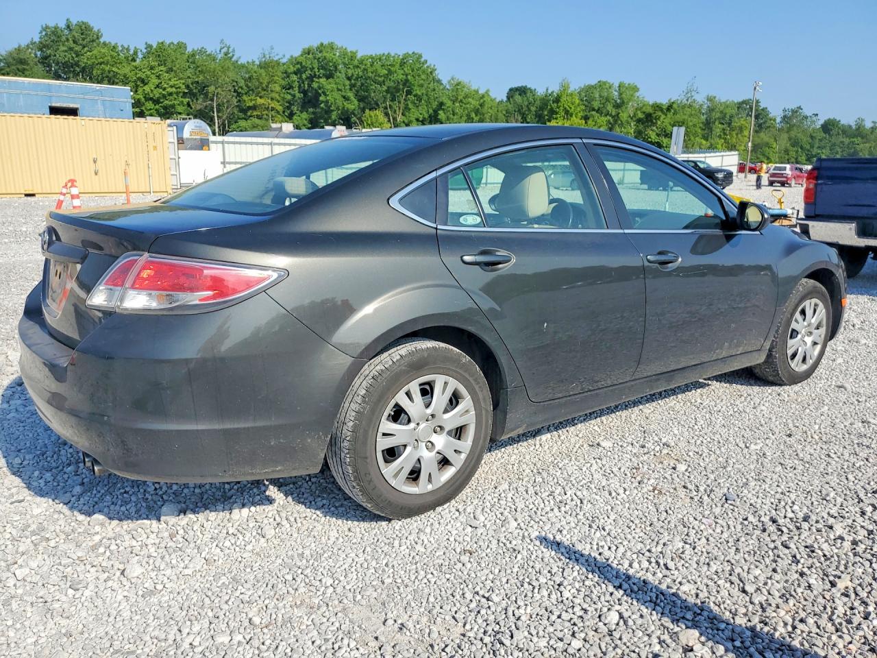 2012 Mazda 6 I Gray vin: 1YVHZ8BH4C5M08044