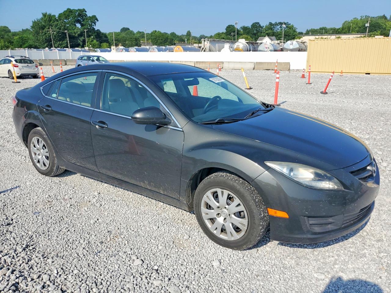 2012 Mazda 6 I Gray vin: 1YVHZ8BH4C5M08044