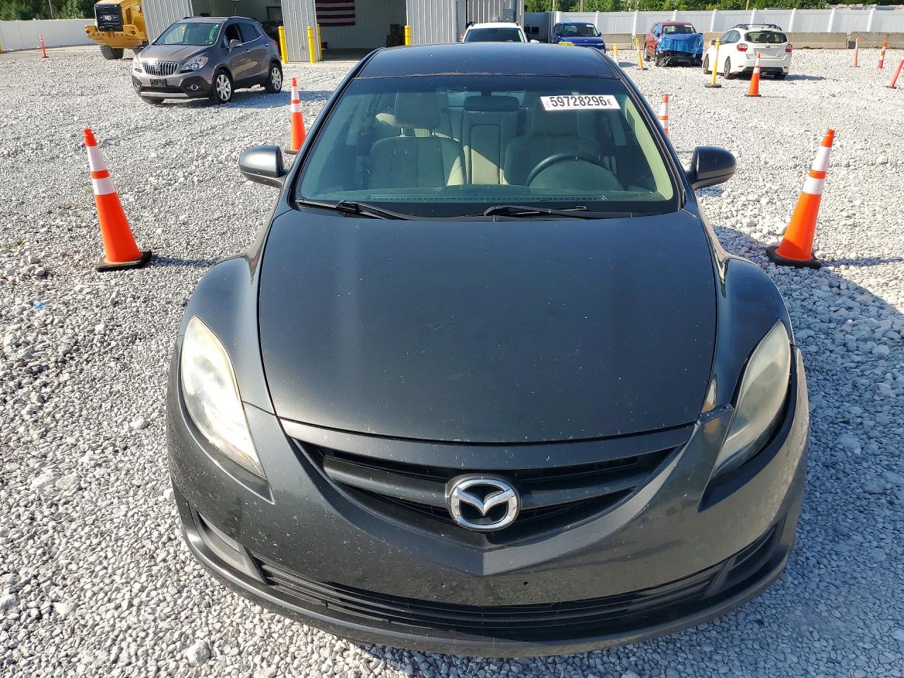 2012 Mazda 6 I Gray vin: 1YVHZ8BH4C5M08044