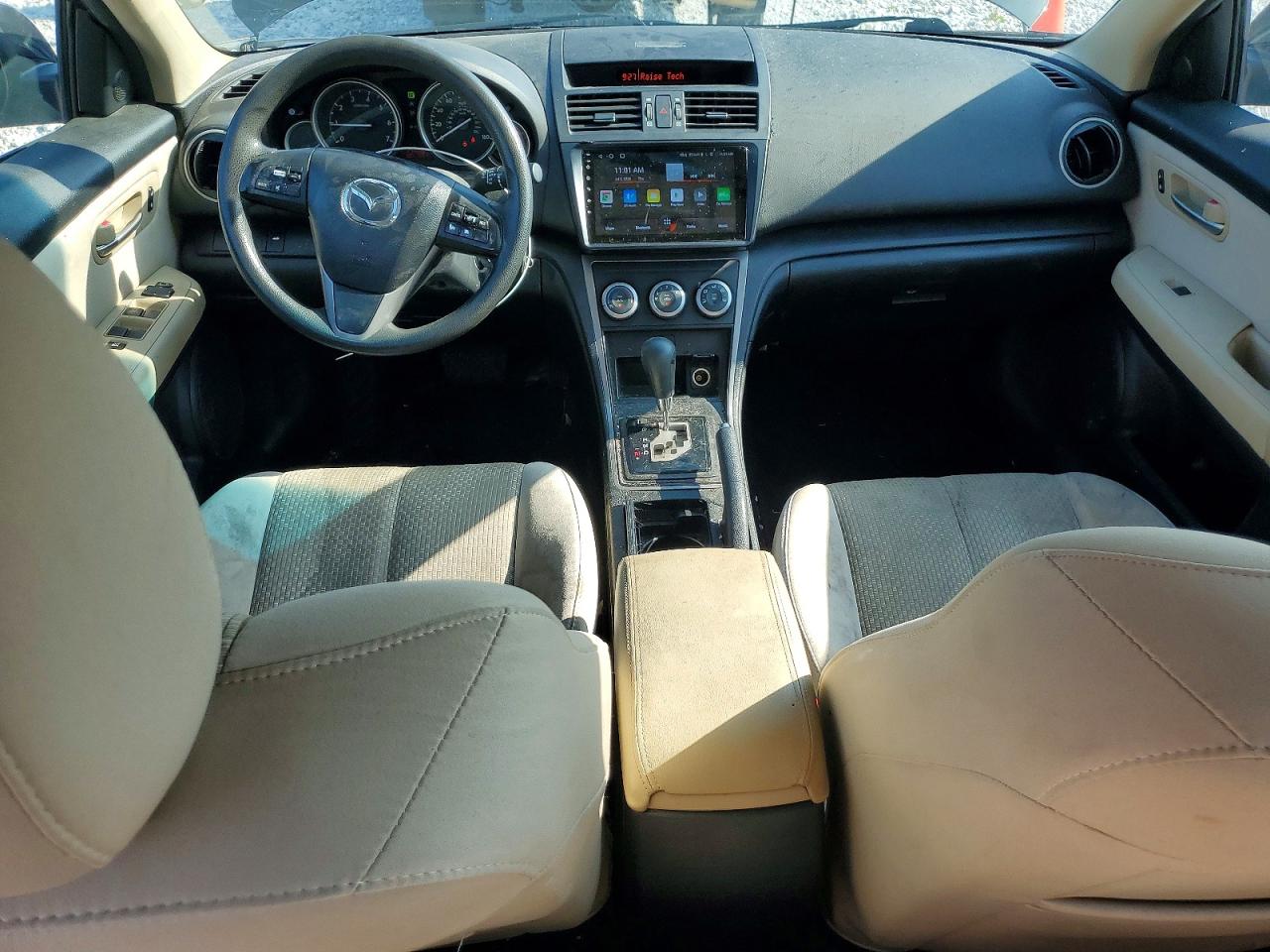 2012 Mazda 6 I Gray vin: 1YVHZ8BH4C5M08044