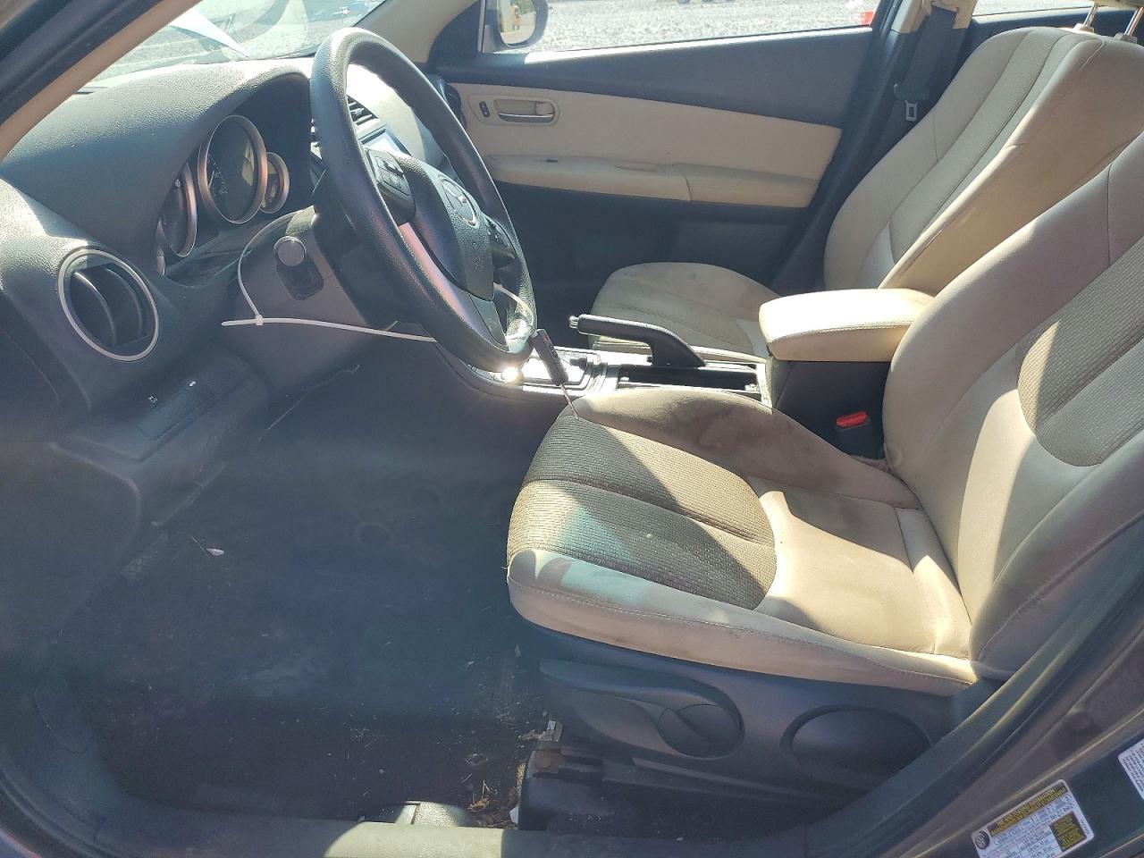 2012 Mazda 6 I Gray vin: 1YVHZ8BH4C5M08044