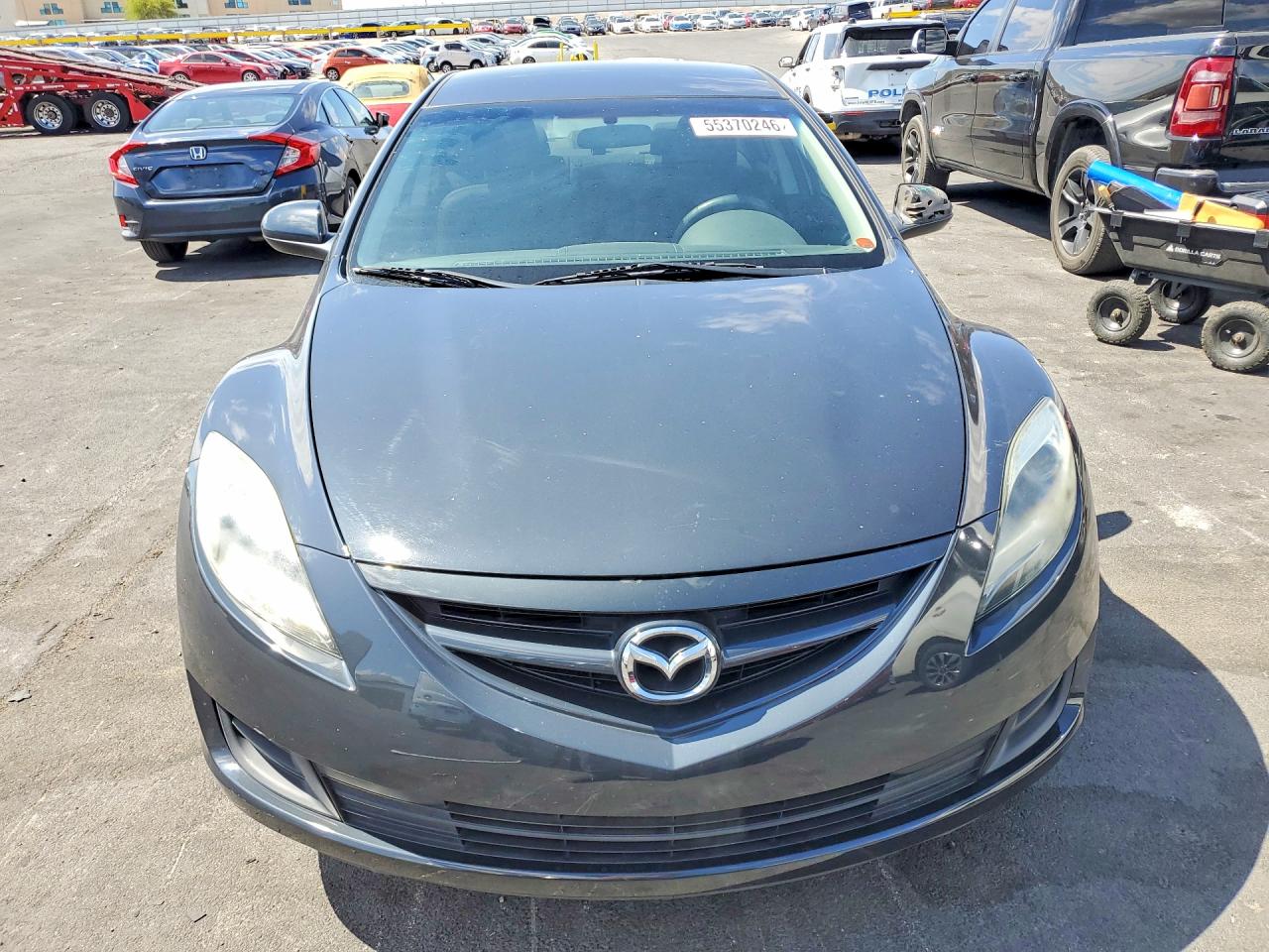 2012 Mazda 6 I Gray vin: 1YVHZ8BH4C5M20033