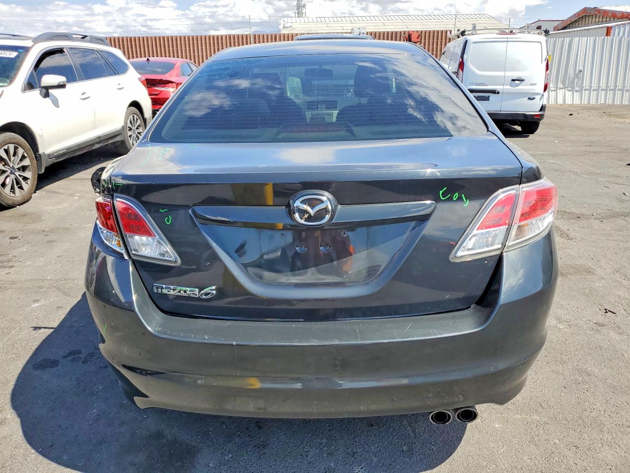 2012 Mazda 6 I Gray vin: 1YVHZ8BH4C5M20033