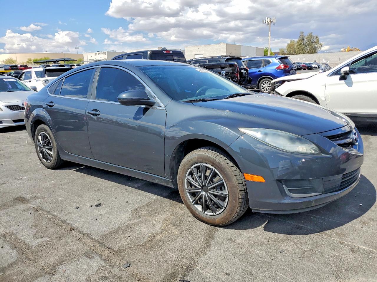 2012 Mazda 6 I Gray vin: 1YVHZ8BH4C5M20033