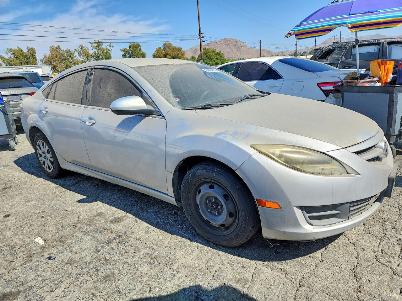 2012 Mazda 6 I Серебряный vin: 1YVHZ8BH4C5M30562