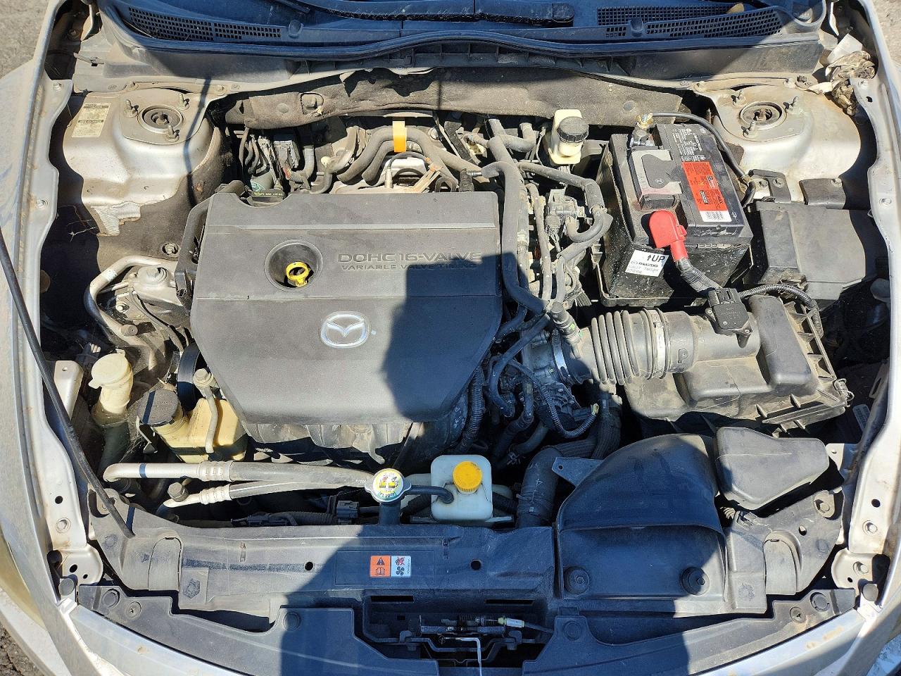 2012 Mazda 6 I Серебряный vin: 1YVHZ8BH4C5M30562