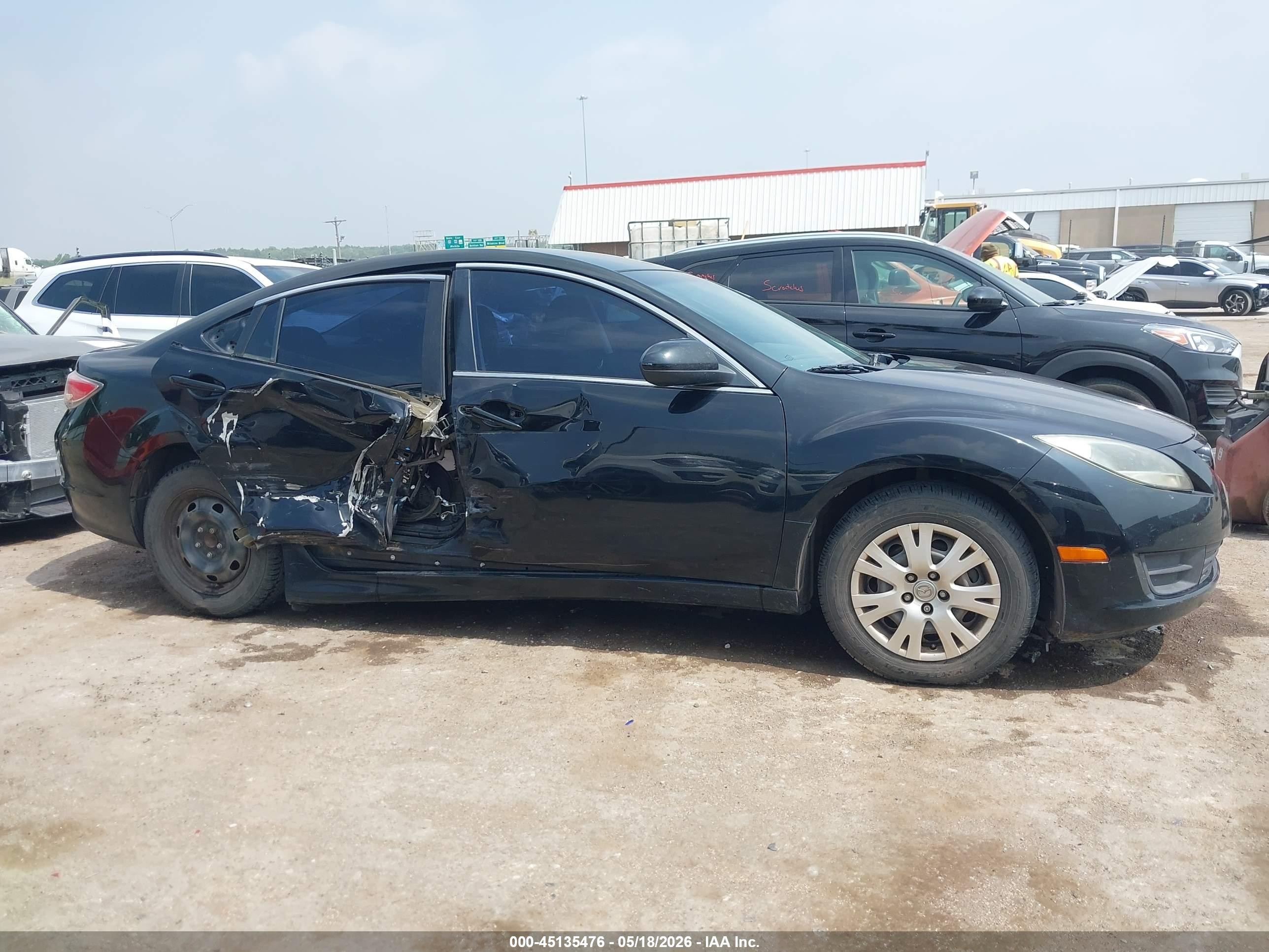 2013 Mazda Mazda6 I Sport Черный vin: 1YVHZ8BH4D5M01788