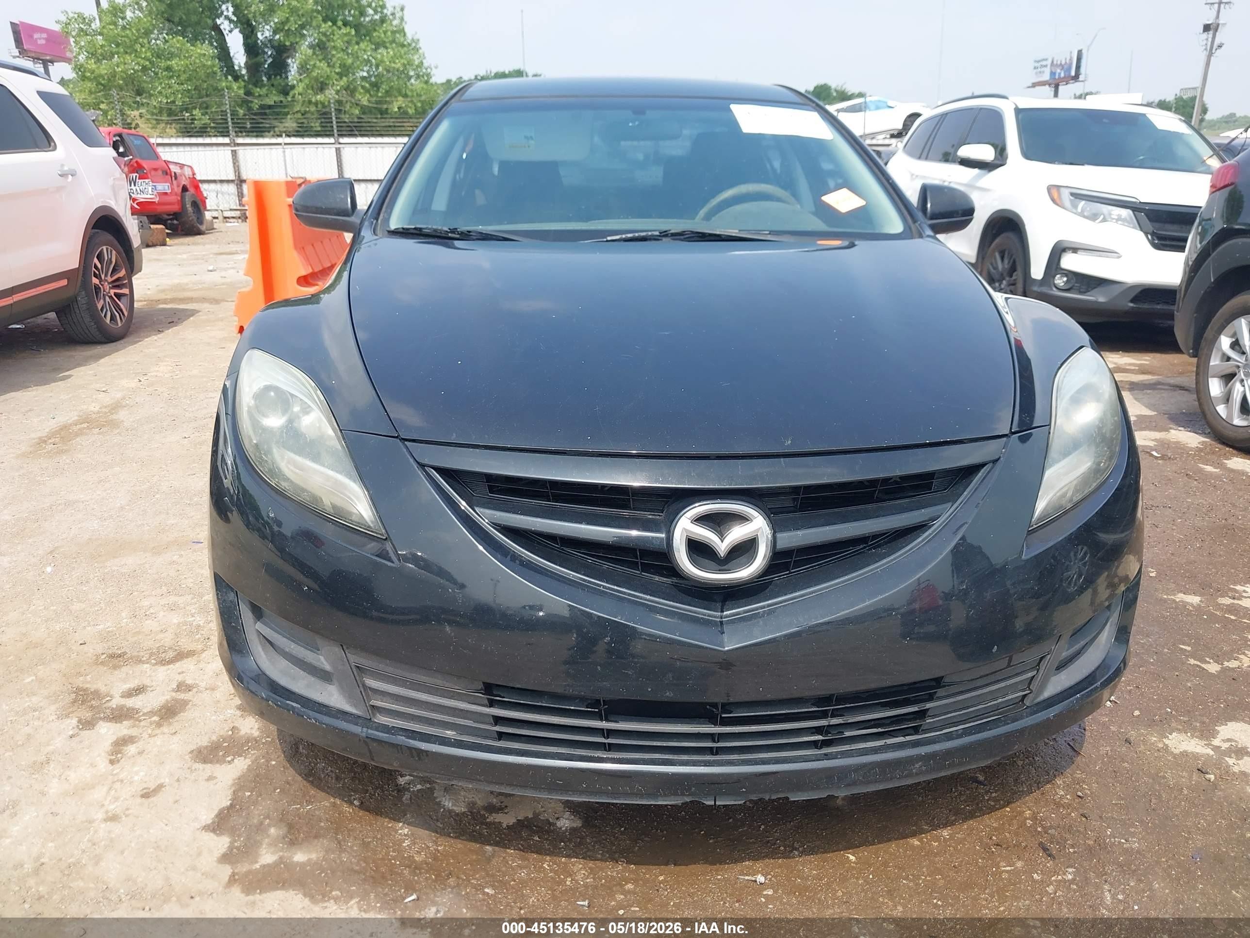 2013 Mazda Mazda6 I Sport Черный vin: 1YVHZ8BH4D5M01788