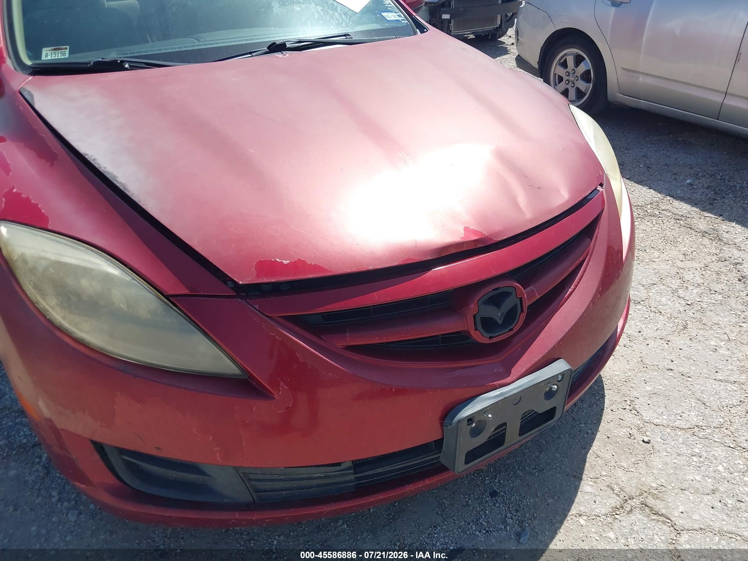 2010 Mazda Mazda6 I Sport Red vin: 1YVHZ8BH5A5M21639