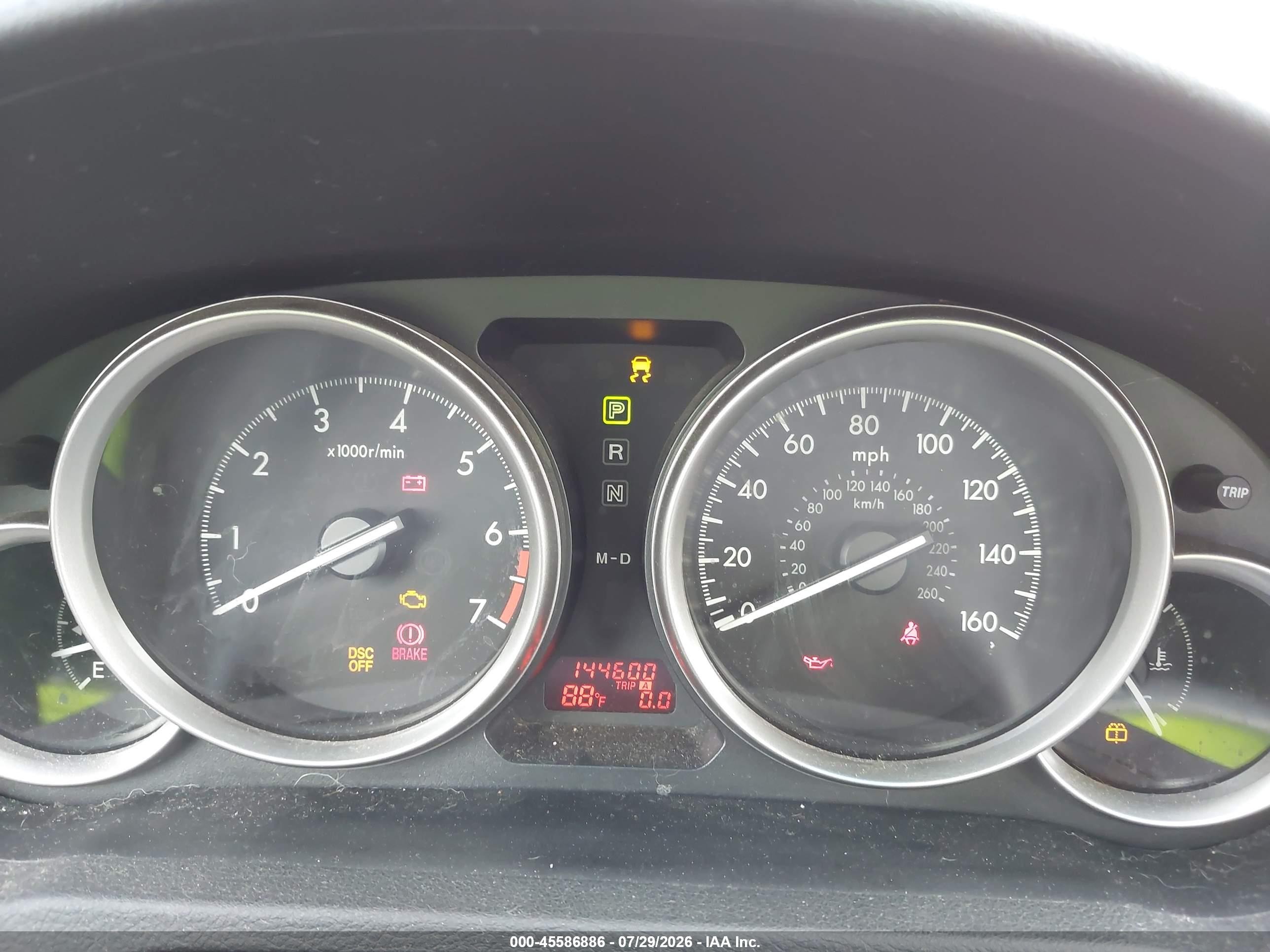 2010 Mazda Mazda6 I Sport Red vin: 1YVHZ8BH5A5M21639