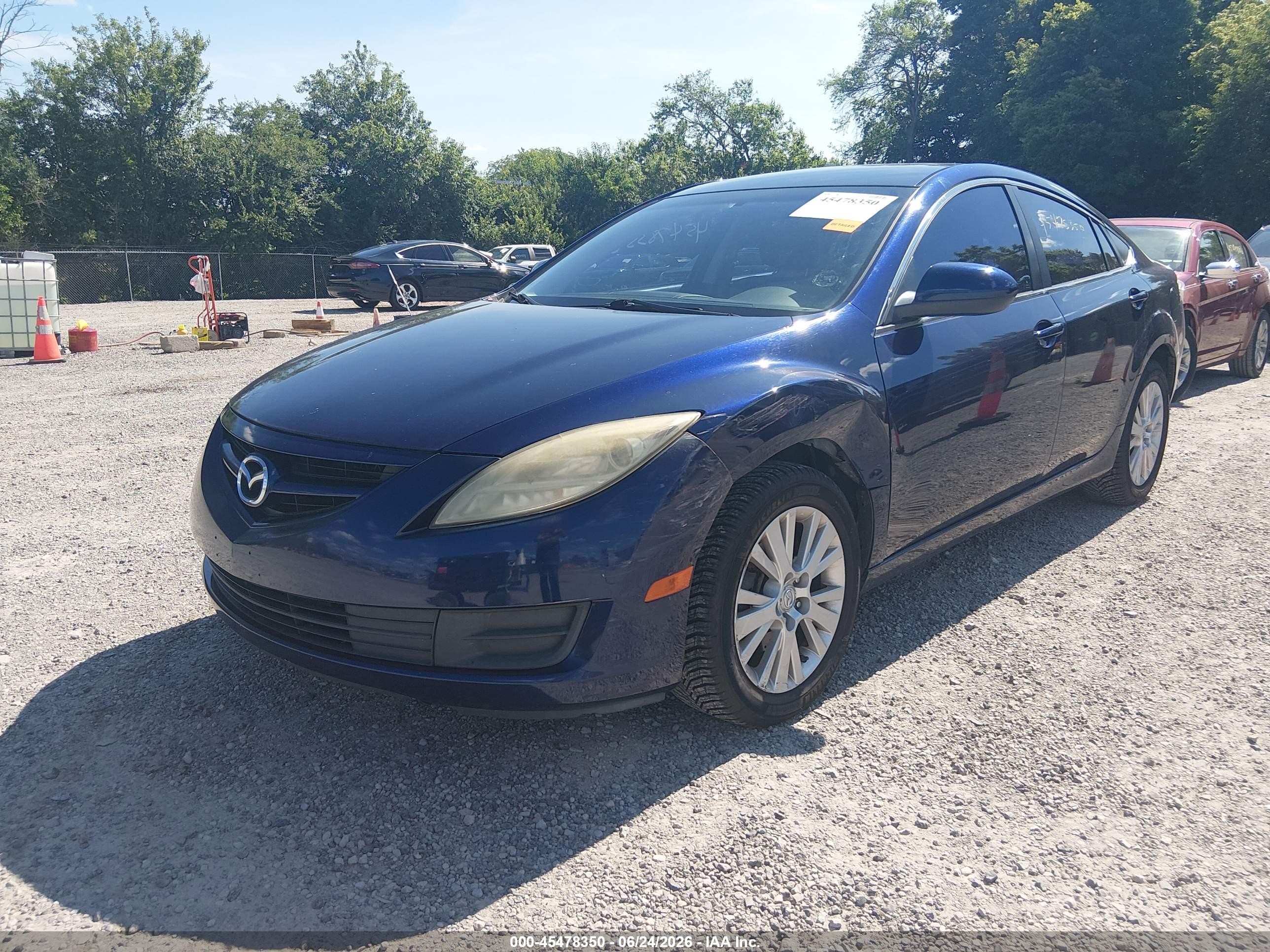 2010 Mazda Mazda6 I Sport Blue vin: 1YVHZ8BH5A5M22113