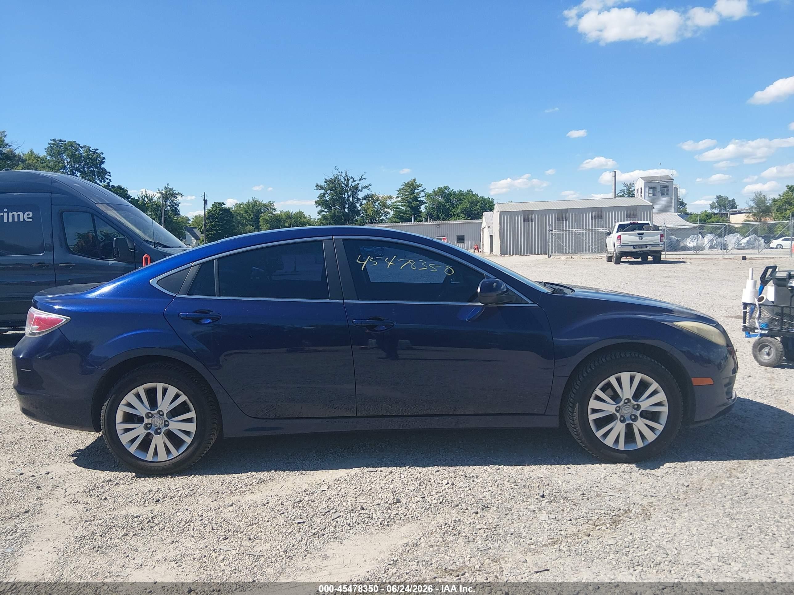 2010 Mazda Mazda6 I Sport Blue vin: 1YVHZ8BH5A5M22113