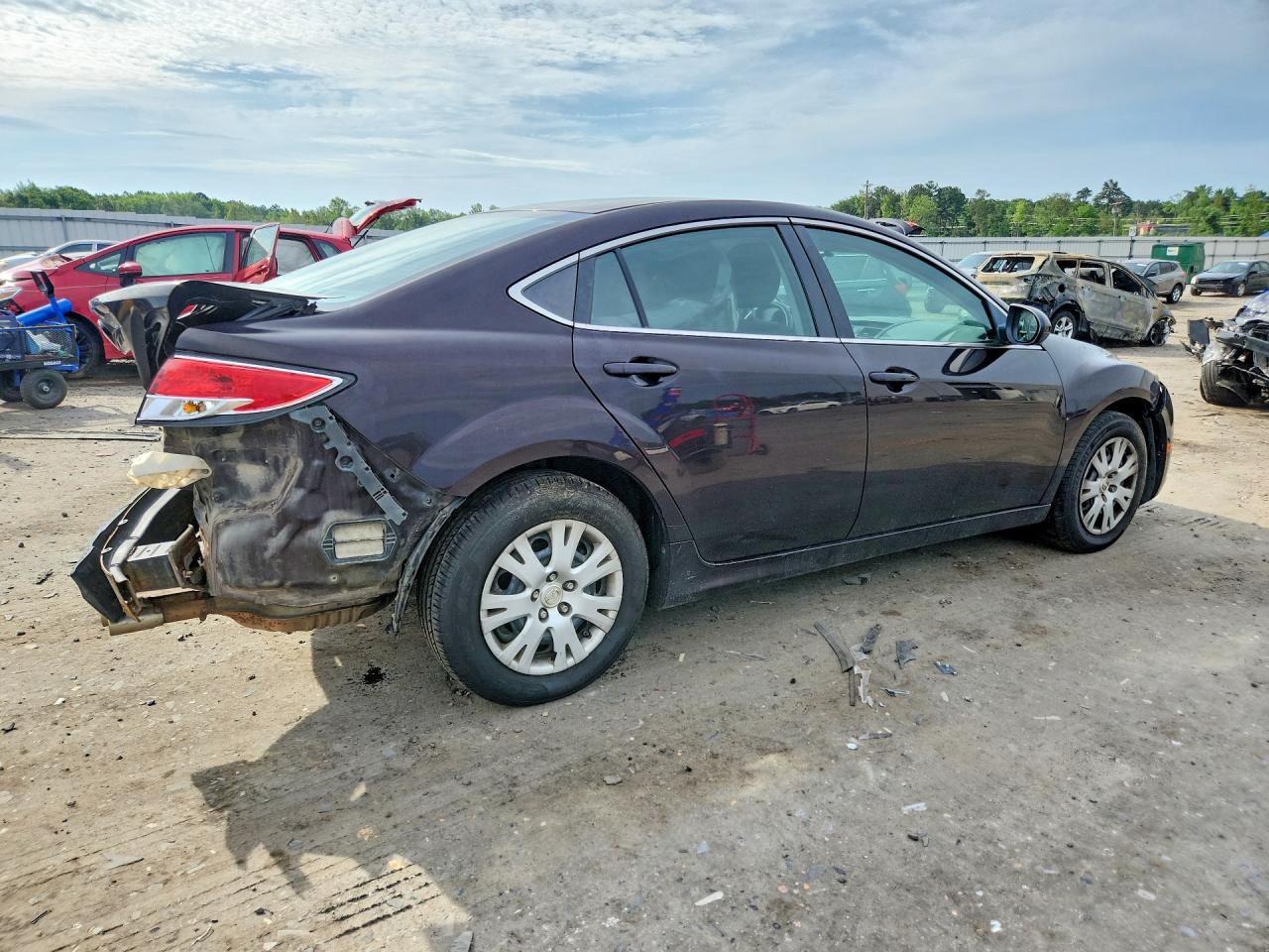 2010 Mazda 6 I Grand Touring Au Бордовый vin: 1YVHZ8BH5A5M38893