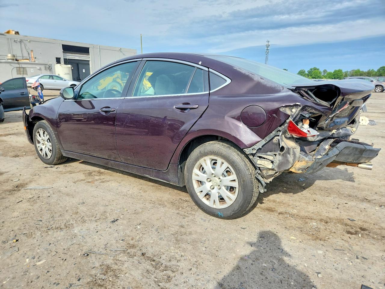 2010 Mazda 6 I Grand Touring Au Бордовый vin: 1YVHZ8BH5A5M38893