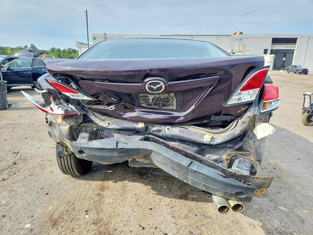 2010 Mazda 6 I Grand Touring Au Бордовый vin: 1YVHZ8BH5A5M38893