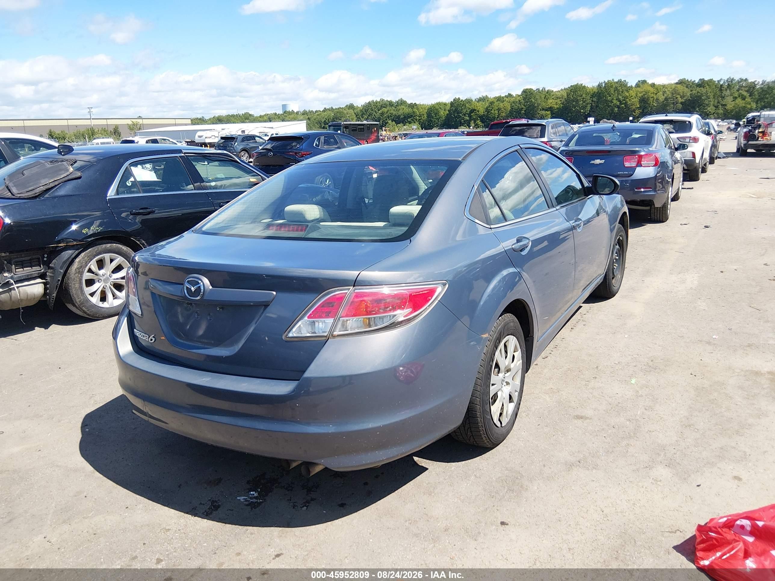 2010 Mazda Mazda6 I Sport Blue vin: 1YVHZ8BH5A5M46640