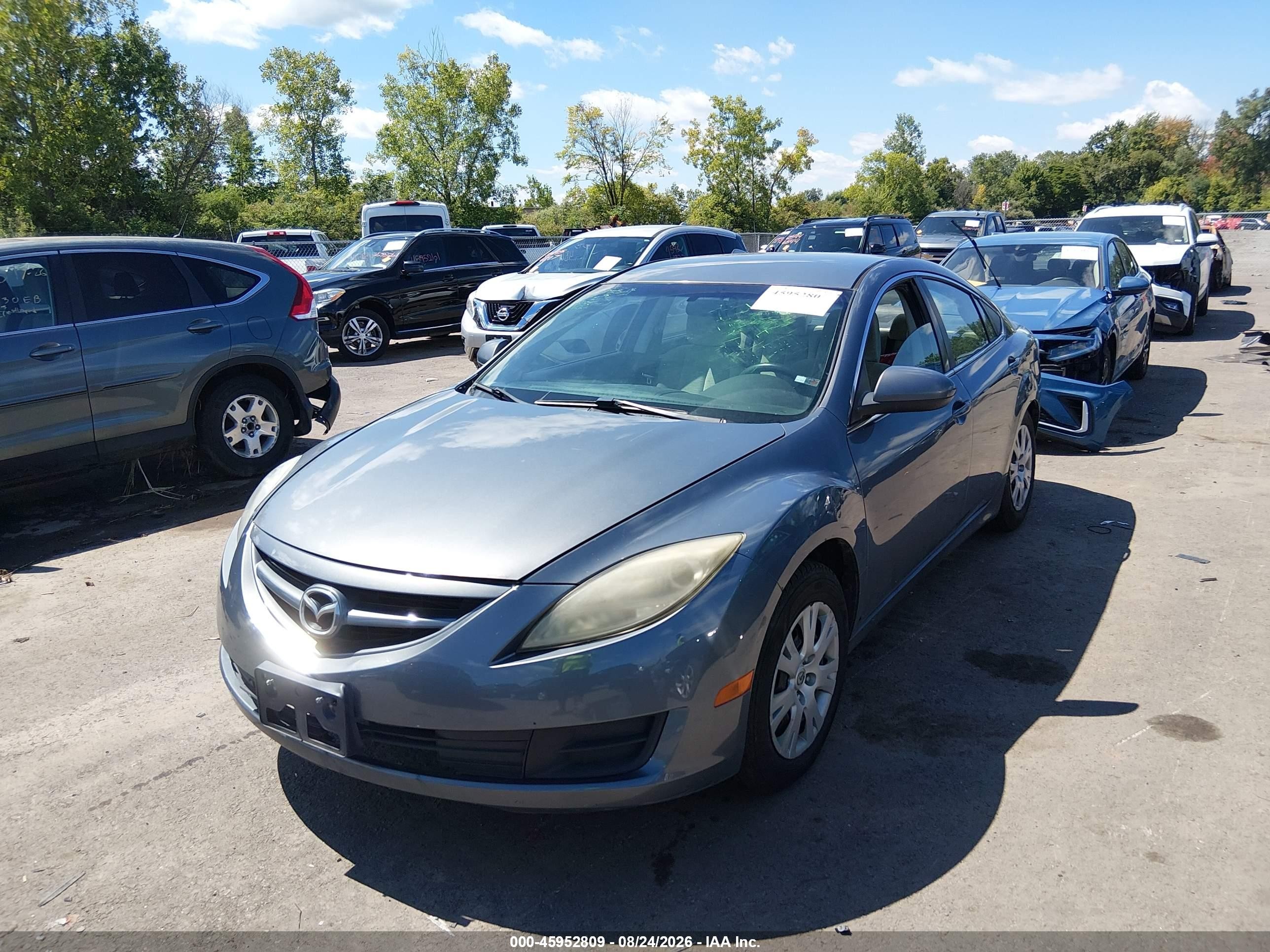 2010 Mazda Mazda6 I Sport Blue vin: 1YVHZ8BH5A5M46640