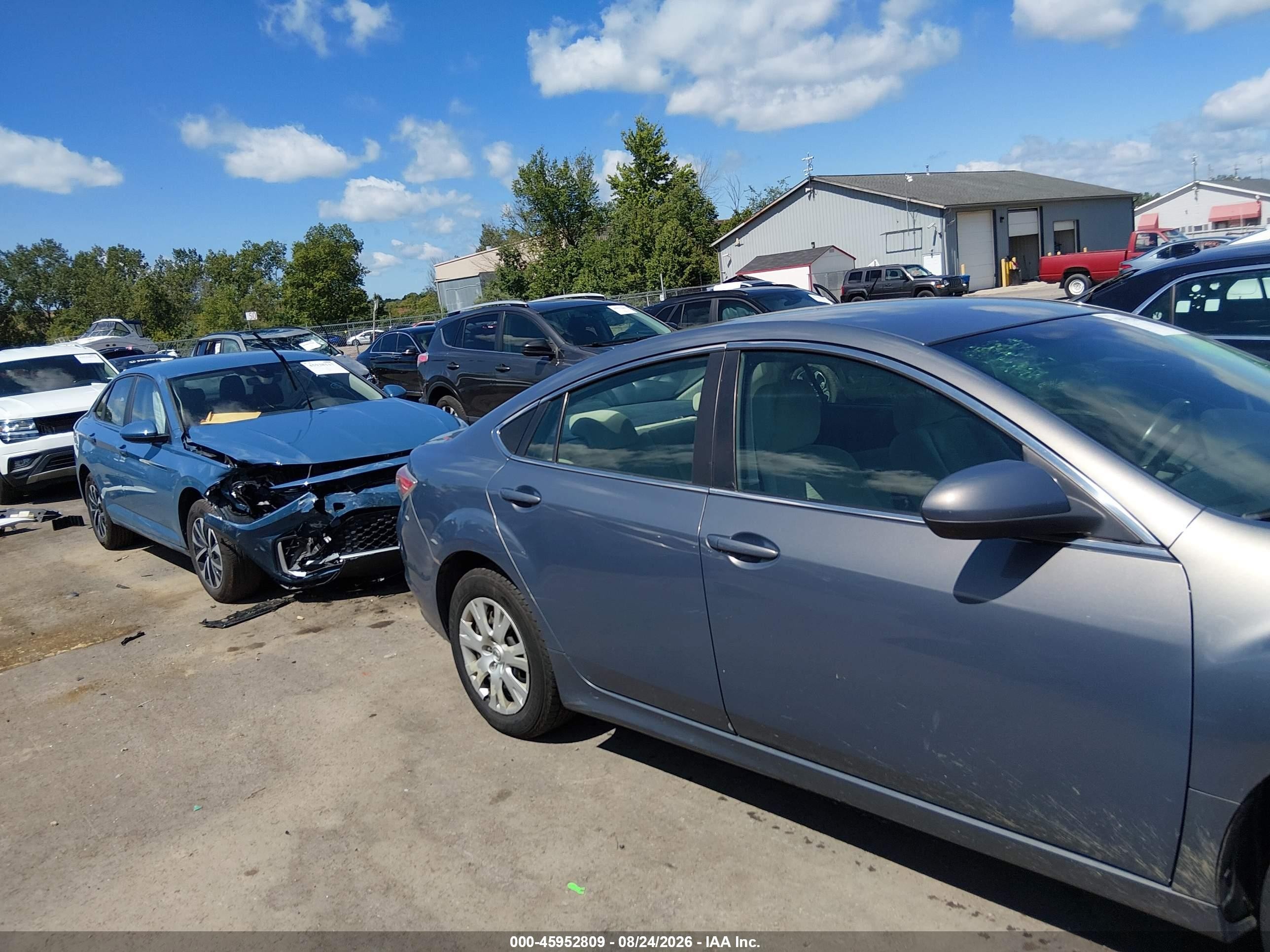 2010 Mazda Mazda6 I Sport Blue vin: 1YVHZ8BH5A5M46640