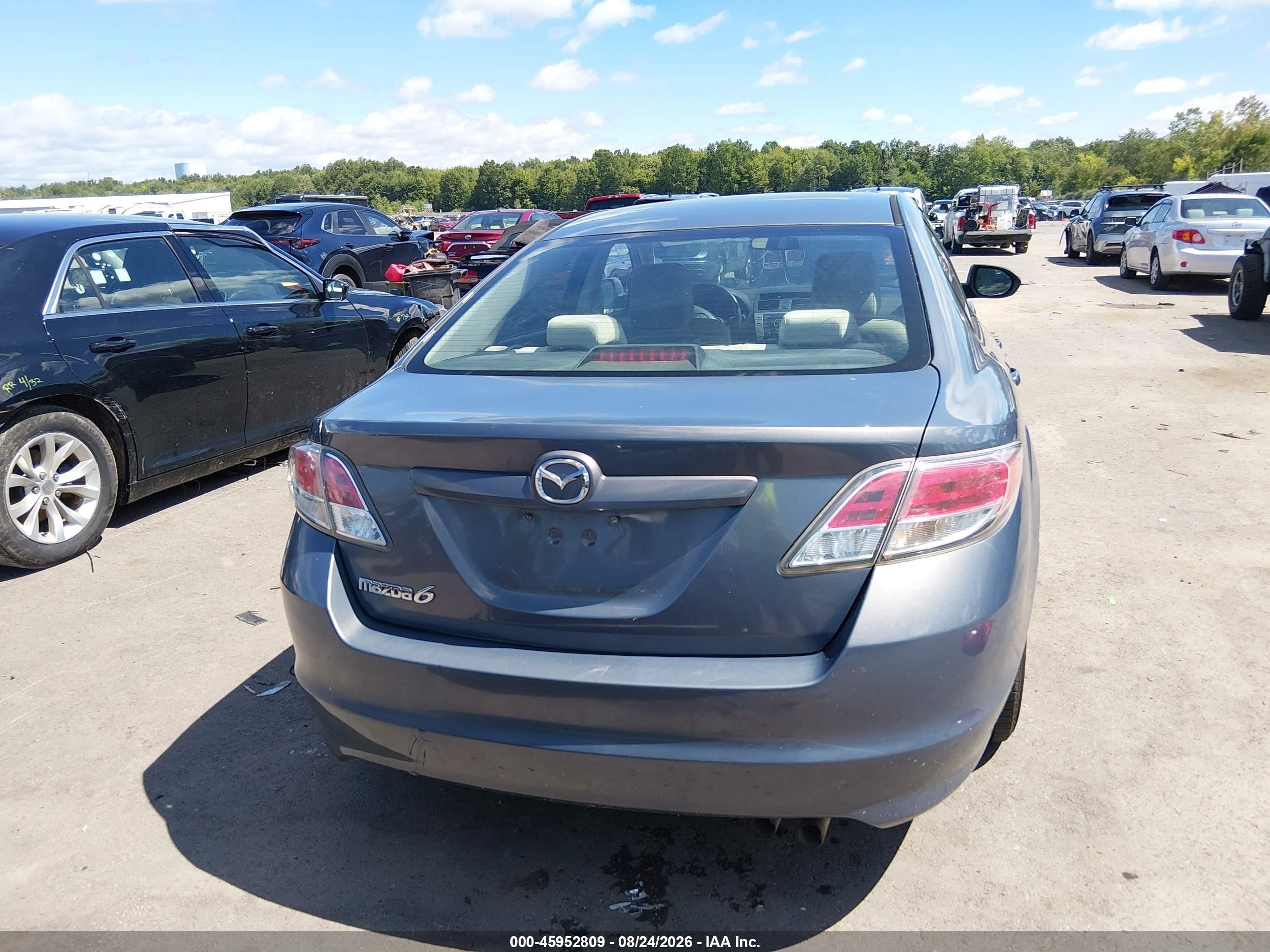 2010 Mazda Mazda6 I Sport Blue vin: 1YVHZ8BH5A5M46640