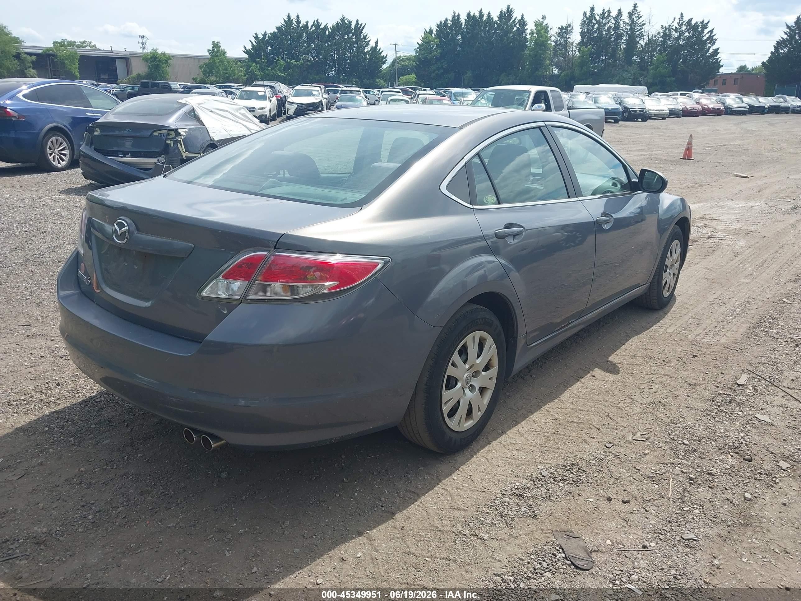 2010 Mazda Mazda6 I Sport Blue vin: 1YVHZ8BH5A5M49716