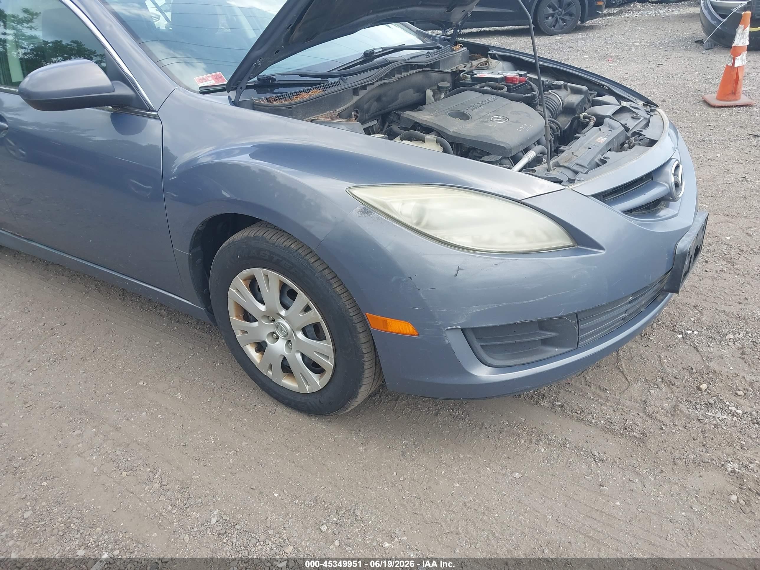 2010 Mazda Mazda6 I Sport Blue vin: 1YVHZ8BH5A5M49716