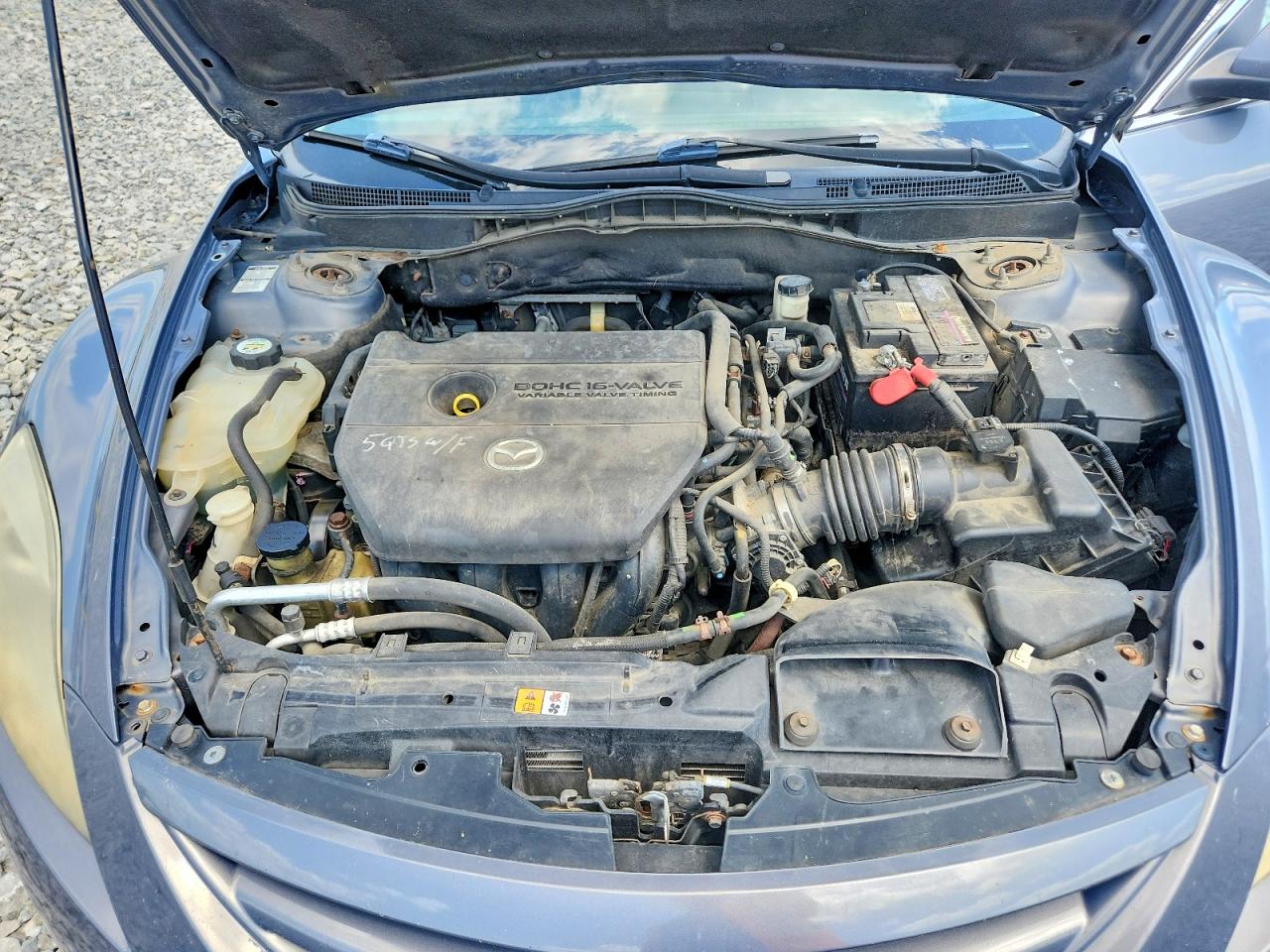 2010 Mazda 6 I Gray vin: 1YVHZ8BH5A5M56116