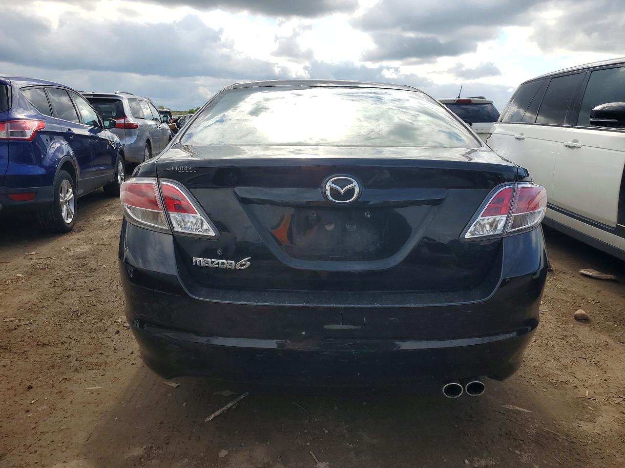 2011 Mazda 6 I Черный vin: 1YVHZ8BH5B5M00565
