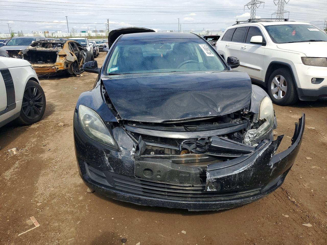 2011 Mazda 6 I Черный vin: 1YVHZ8BH5B5M00565