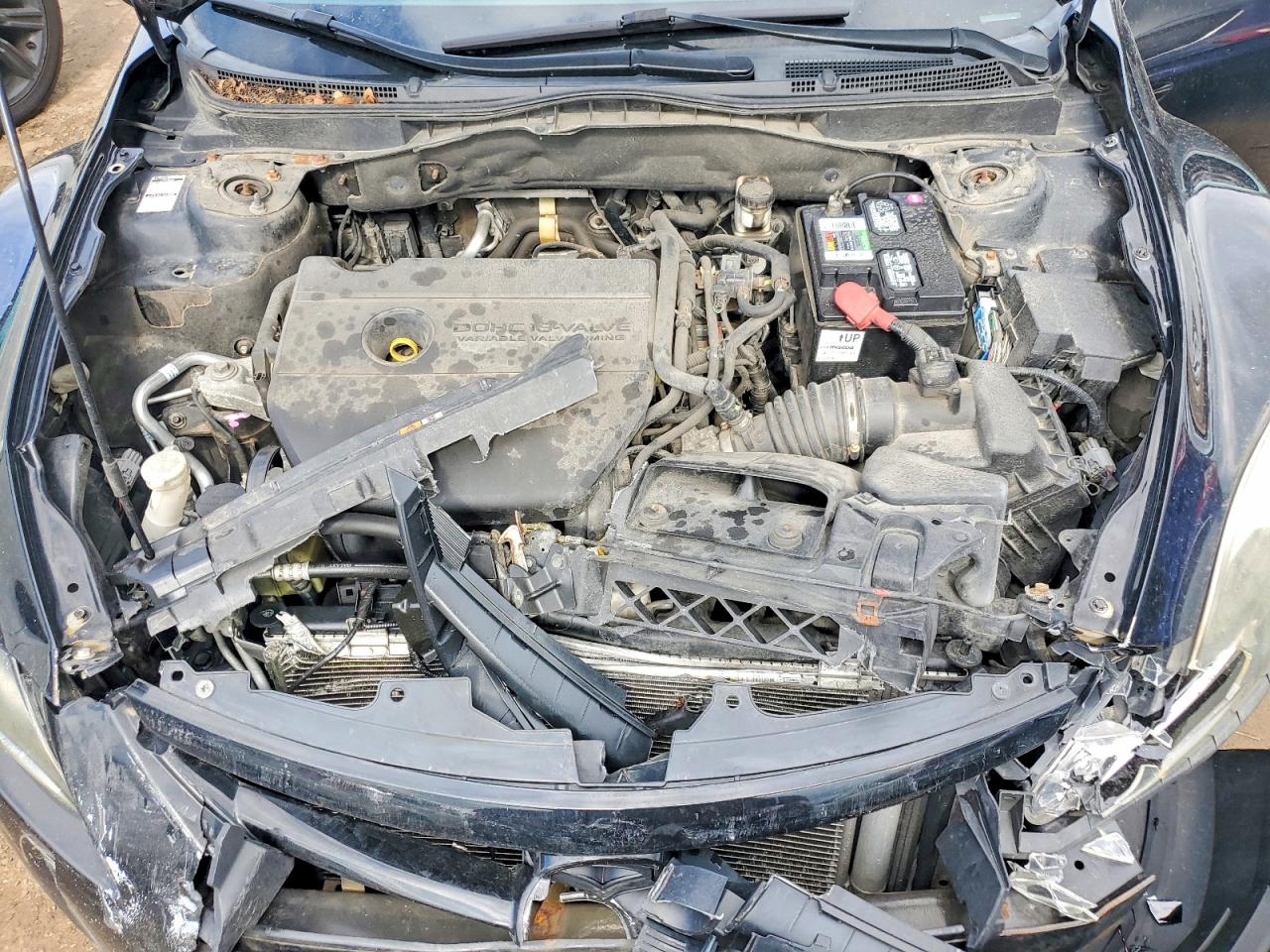 2011 Mazda 6 I Черный vin: 1YVHZ8BH5B5M00565