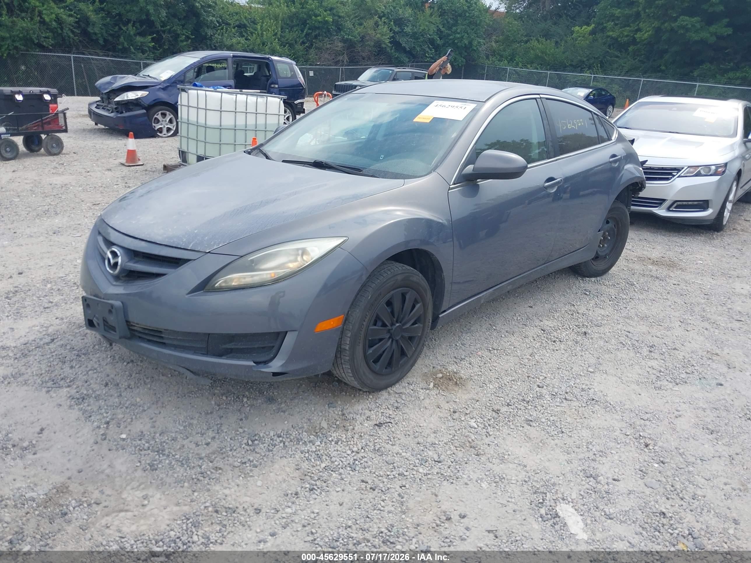 2011 Mazda Mazda6 I Sport Gray vin: 1YVHZ8BH5B5M00744