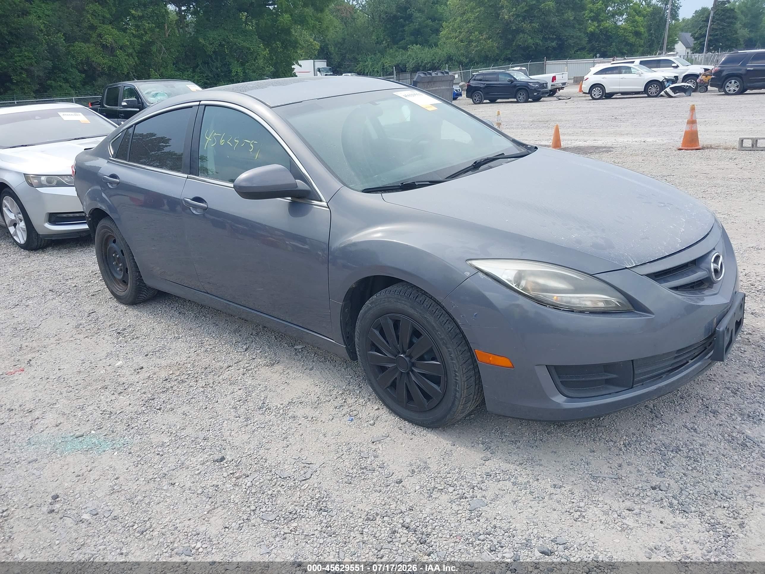 2011 Mazda Mazda6 I Sport Gray vin: 1YVHZ8BH5B5M00744