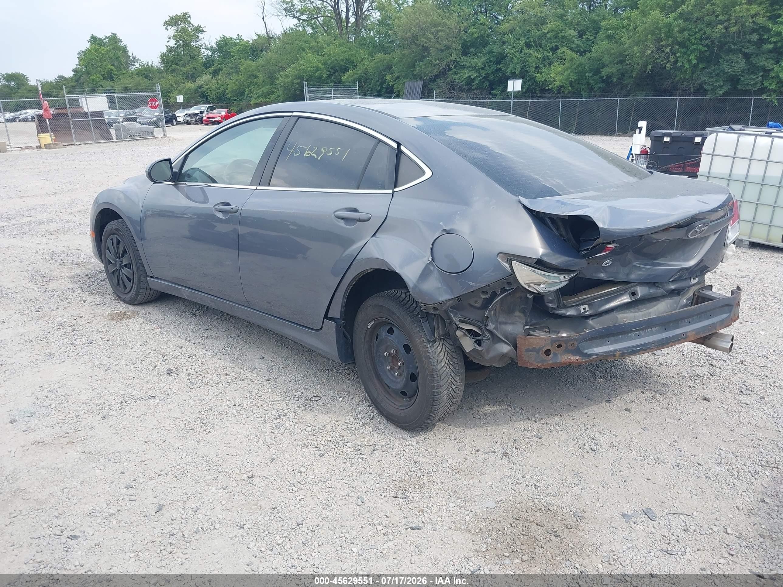 2011 Mazda Mazda6 I Sport Gray vin: 1YVHZ8BH5B5M00744