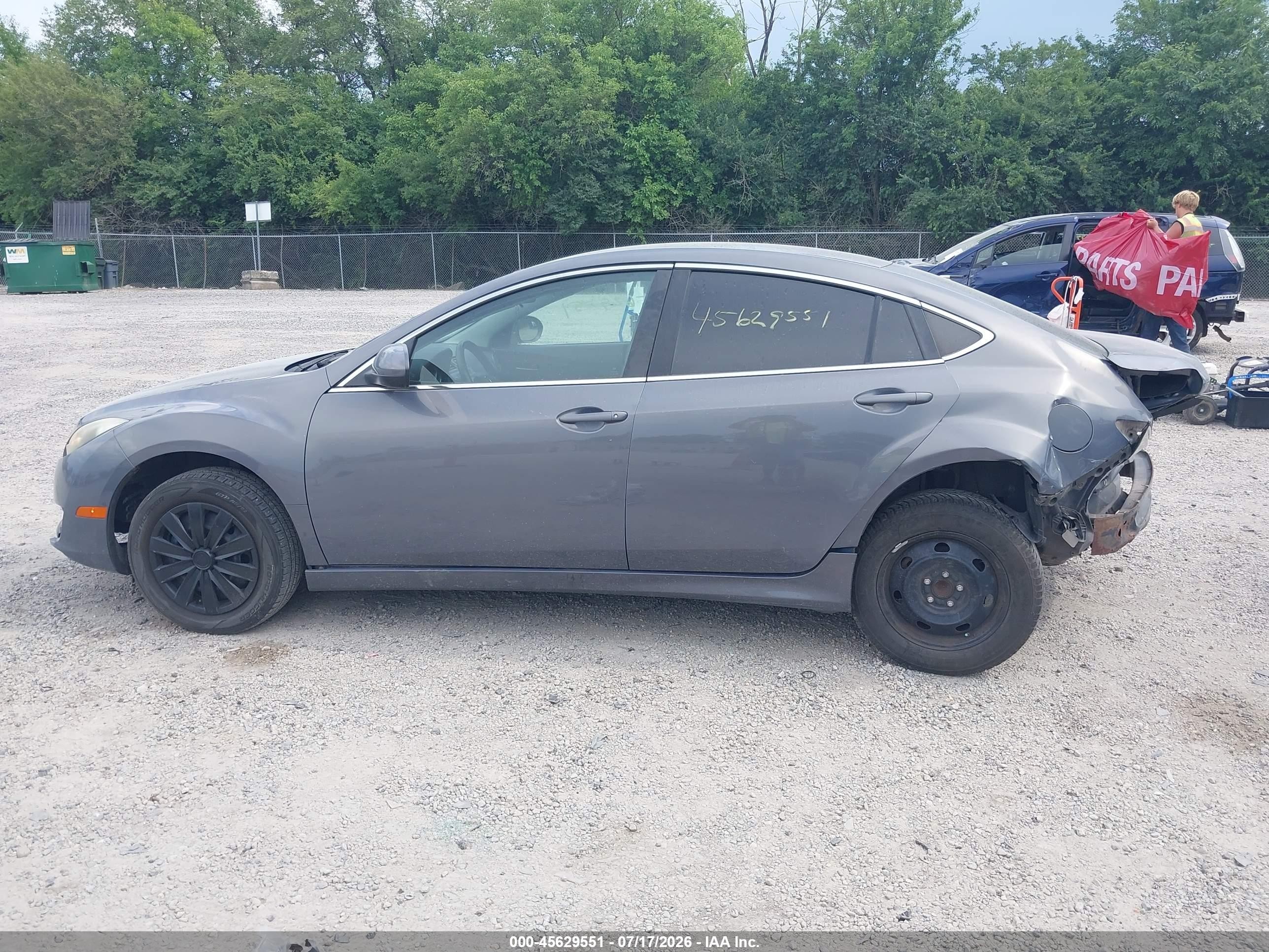 2011 Mazda Mazda6 I Sport Gray vin: 1YVHZ8BH5B5M00744