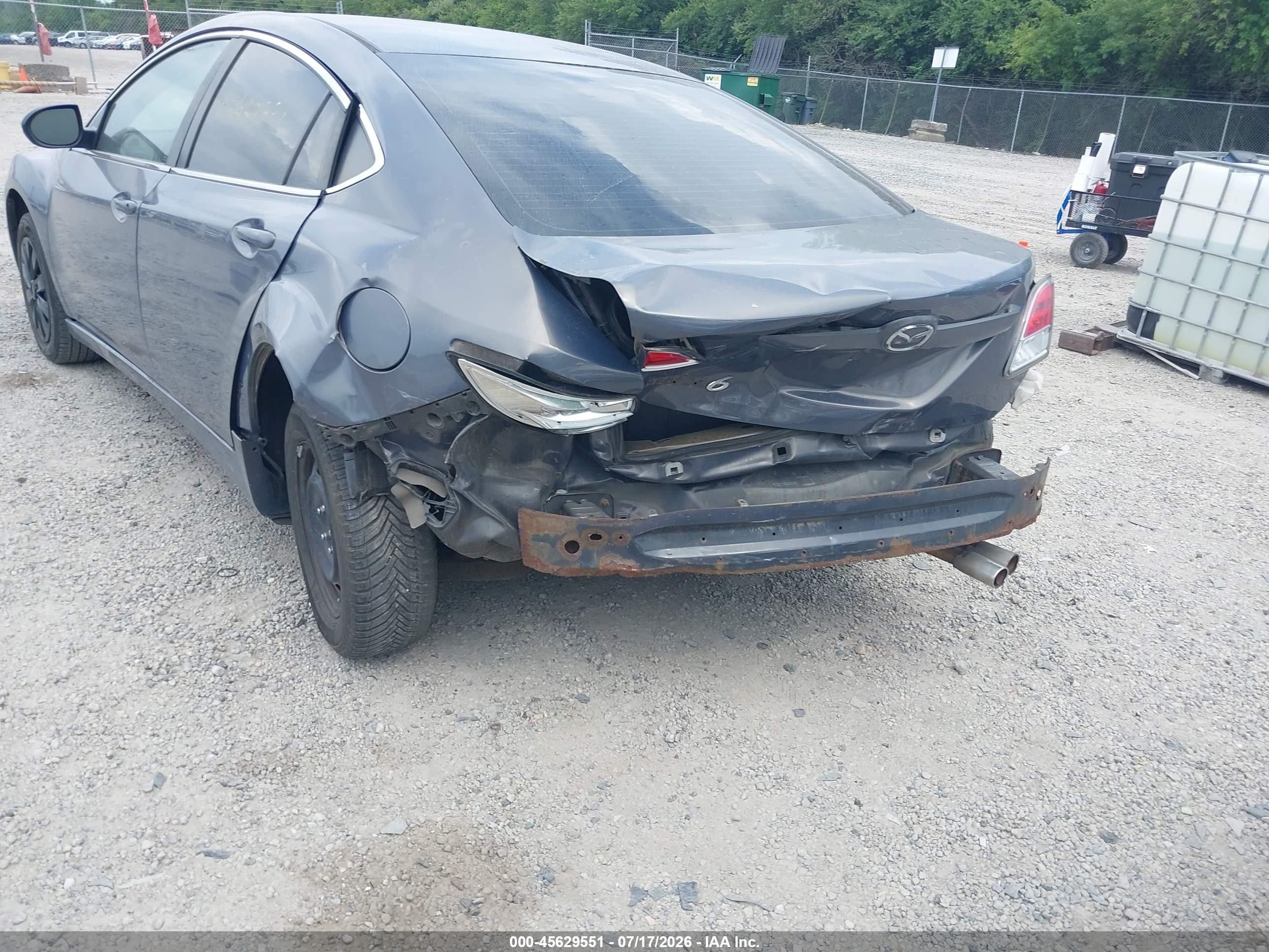 2011 Mazda Mazda6 I Sport Gray vin: 1YVHZ8BH5B5M00744
