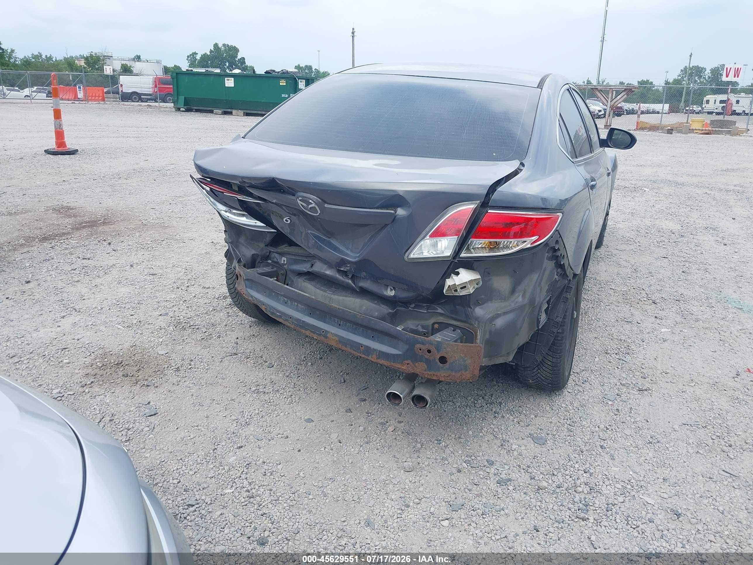 2011 Mazda Mazda6 I Sport Gray vin: 1YVHZ8BH5B5M00744