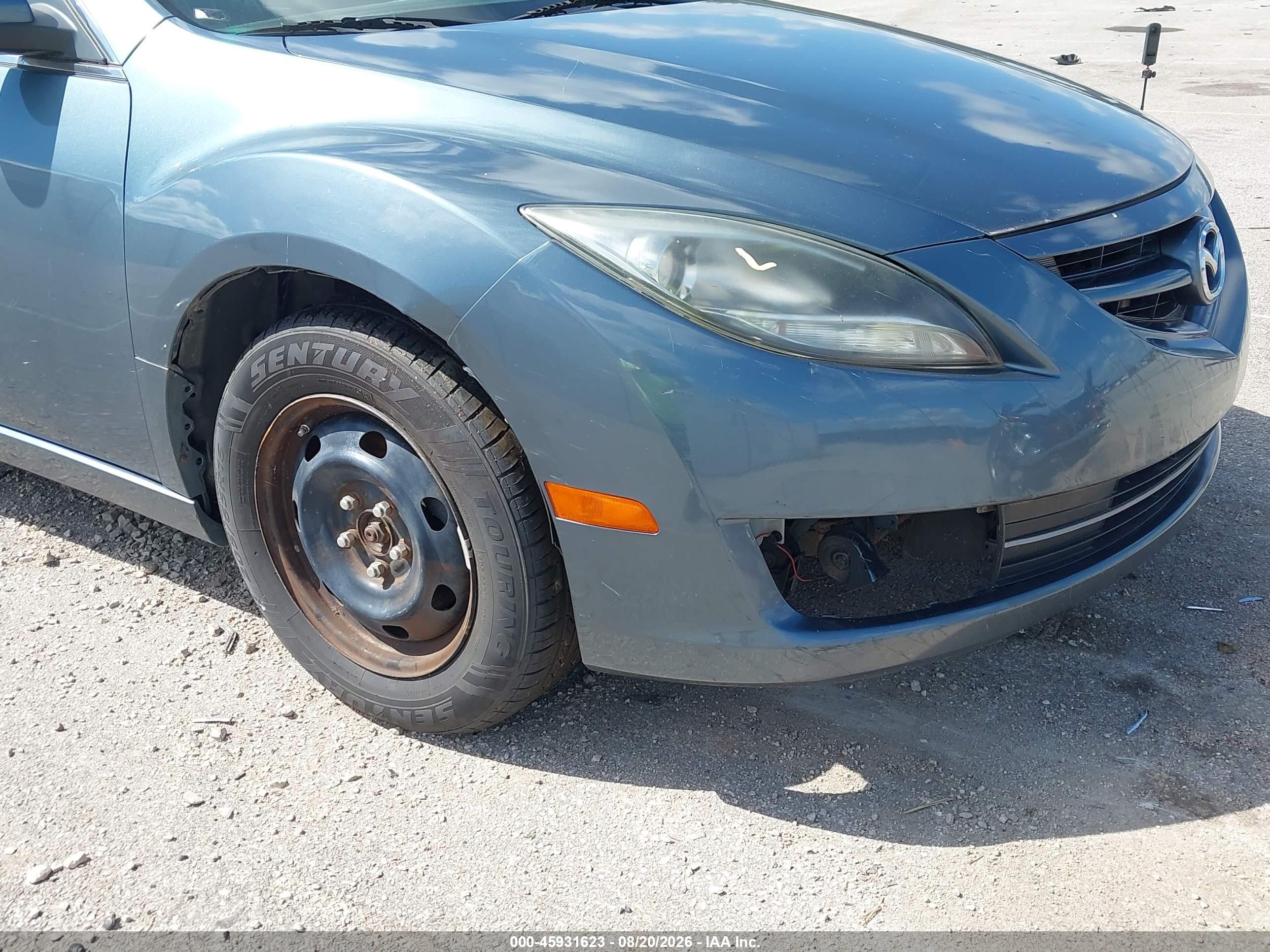 2012 Mazda Mazda6 I Sport Blue vin: 1YVHZ8BH5C5M07971