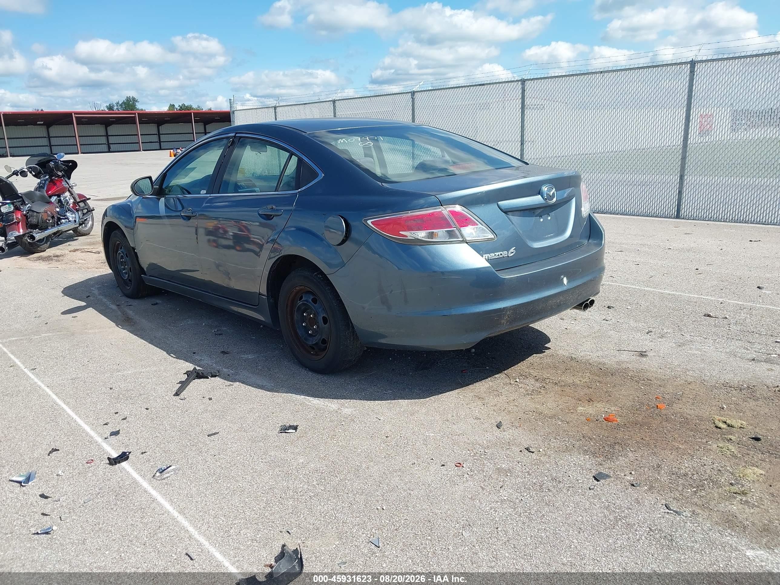 2012 Mazda Mazda6 I Sport Blue vin: 1YVHZ8BH5C5M07971