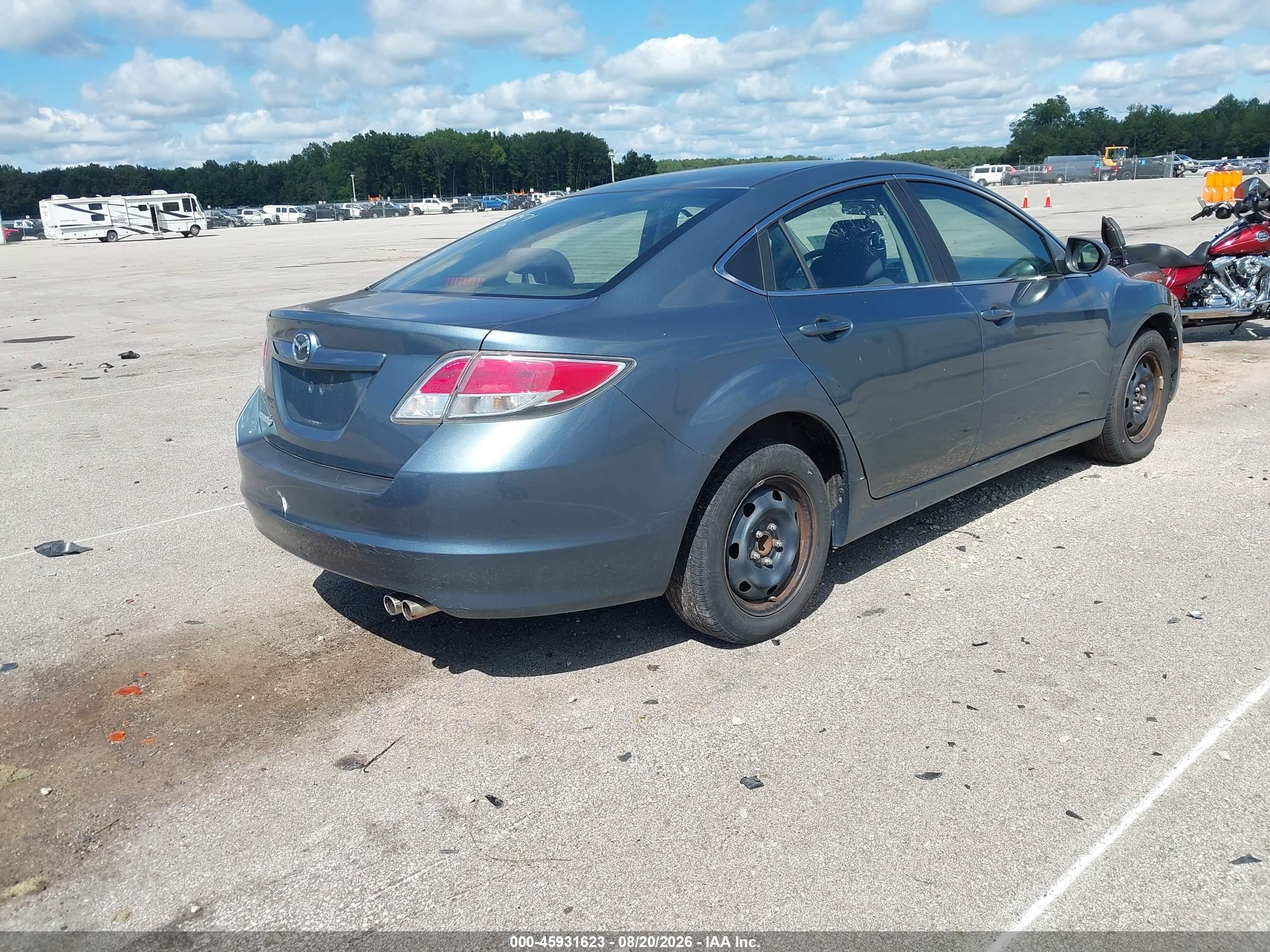 2012 Mazda Mazda6 I Sport Blue vin: 1YVHZ8BH5C5M07971