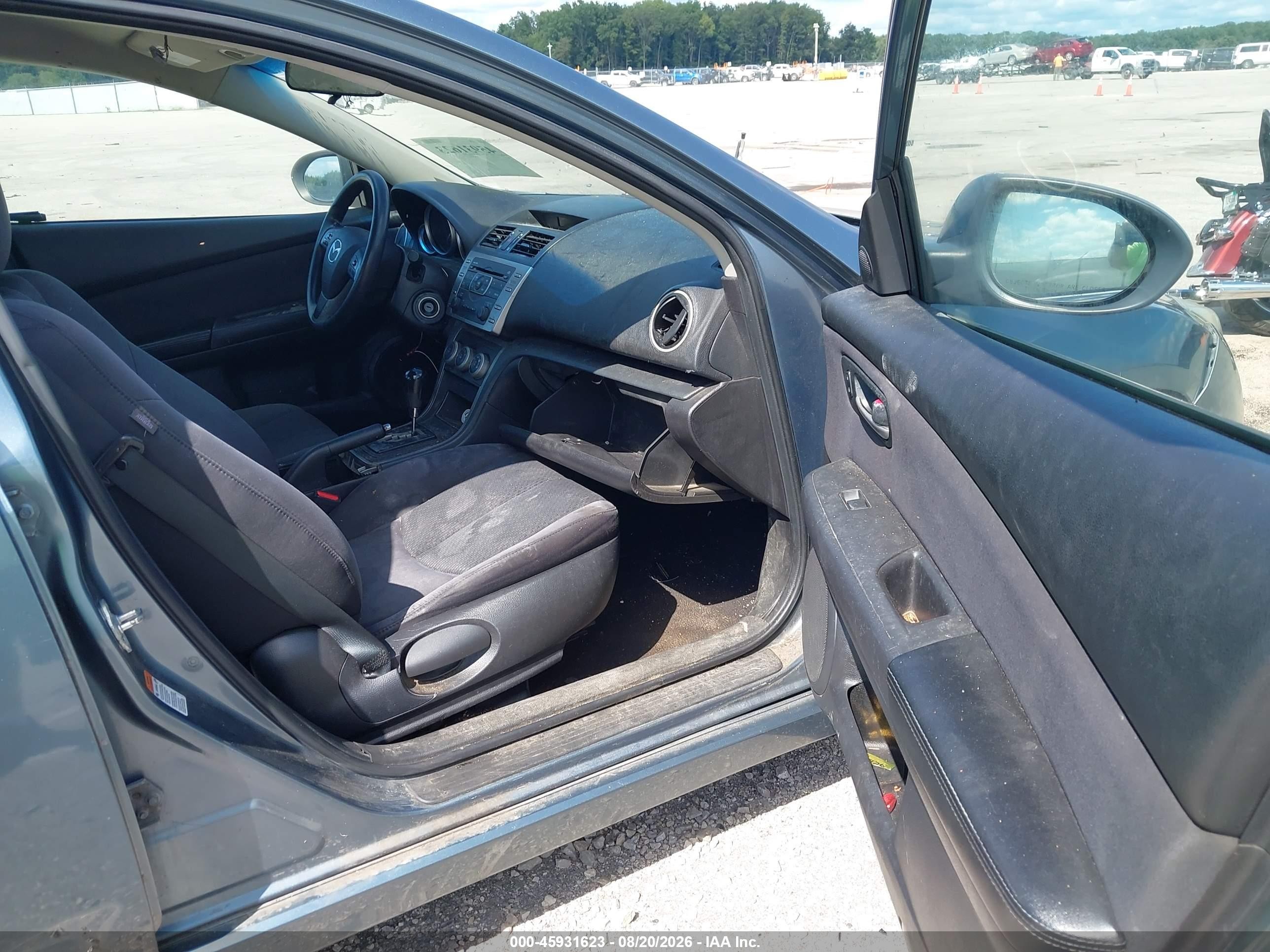 2012 Mazda Mazda6 I Sport Blue vin: 1YVHZ8BH5C5M07971
