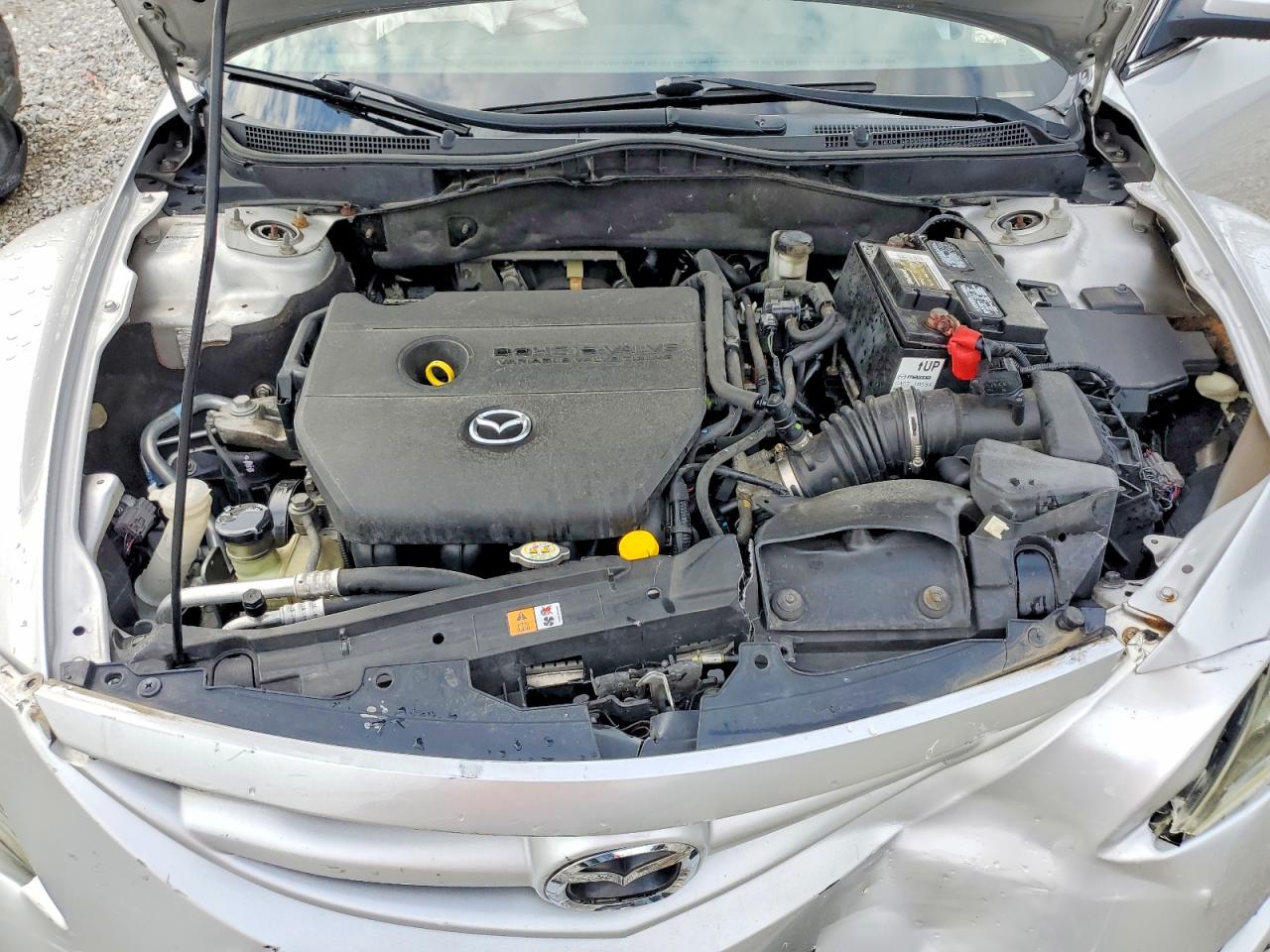 2012 Mazda 6 Silver vin: 1YVHZ8BH6C5M01399